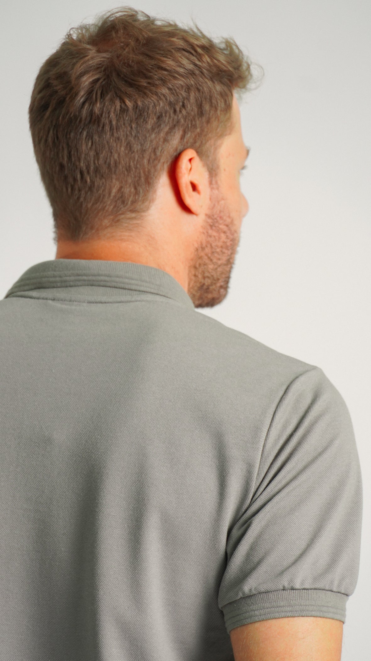 Camisa Polo Piquet - Cinza