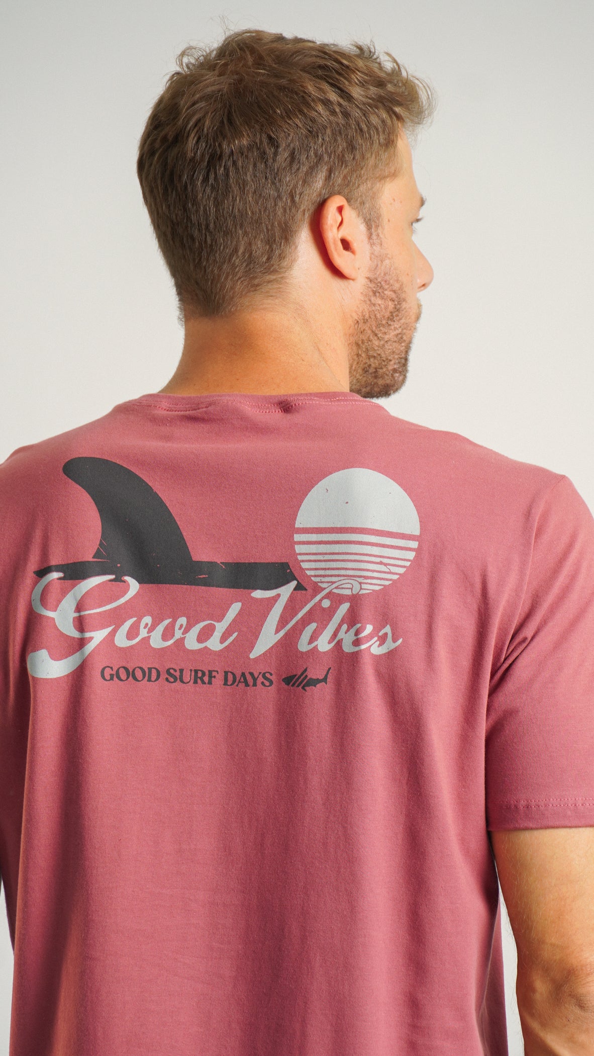Camiseta Estampada Good Vibes - Rosa