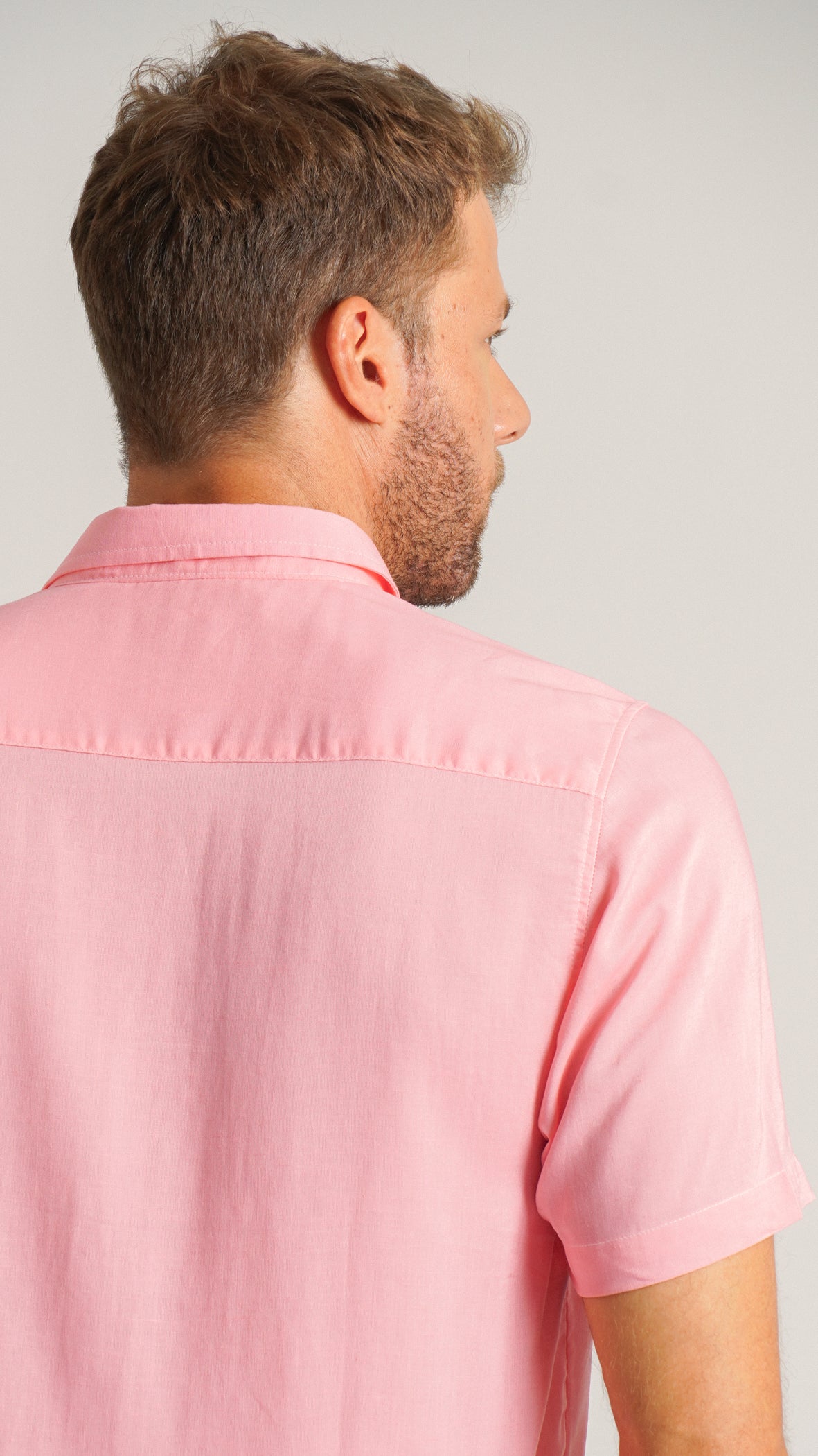 Camisa Manga Curta - Rosa