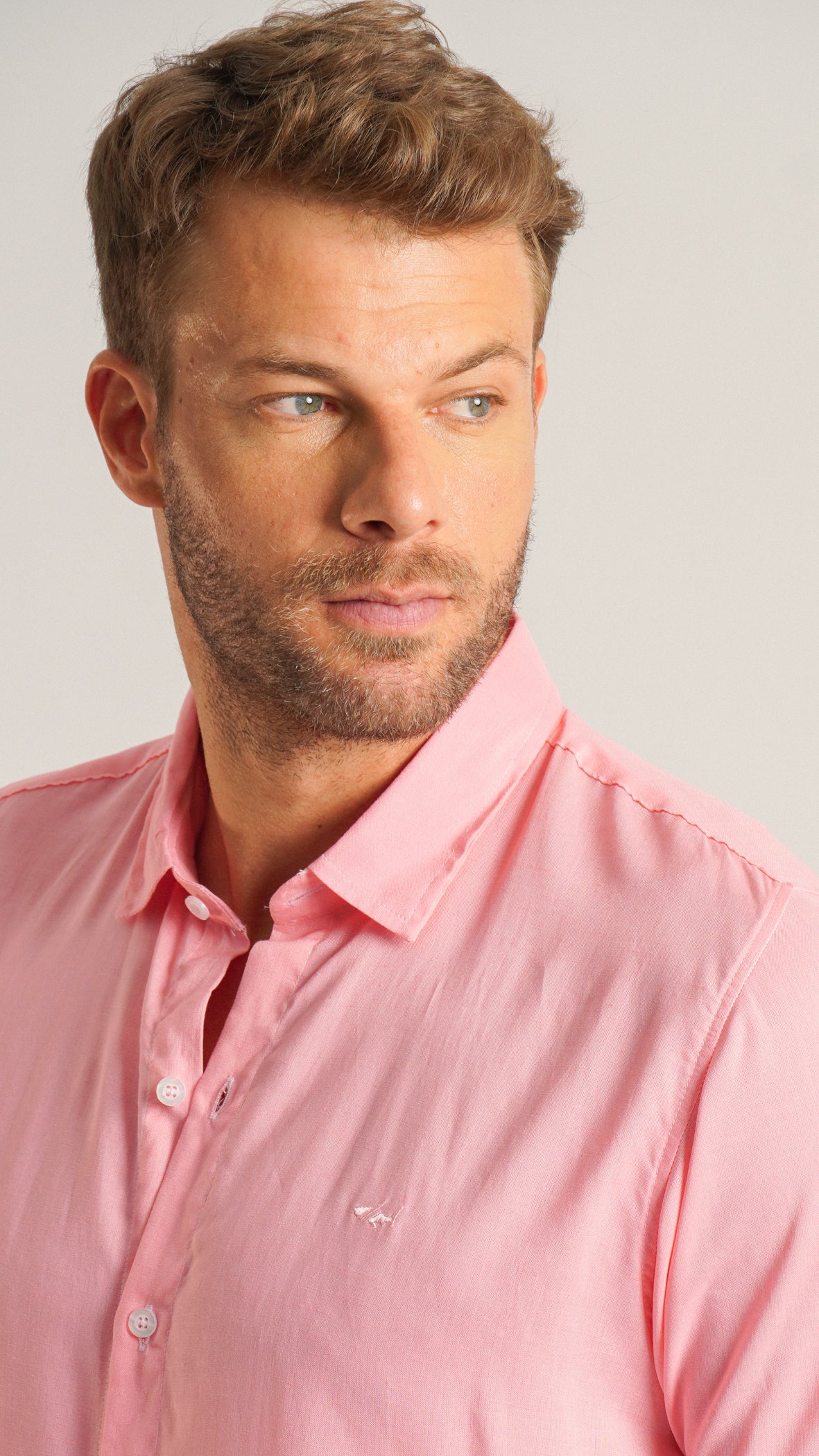 Camisa Manga Curta - Rosa