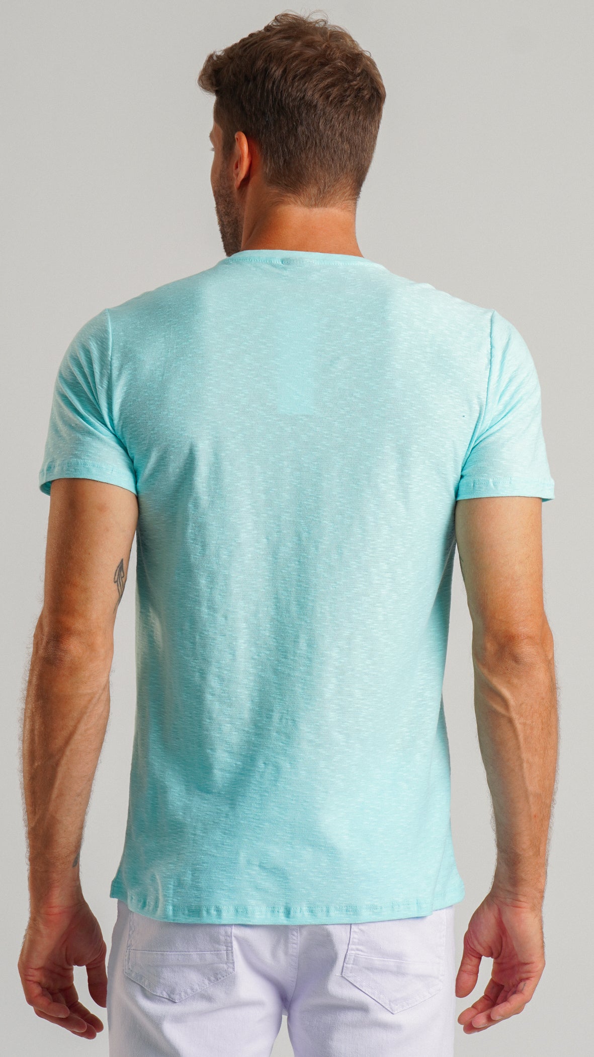 Camiseta Flamê Tropical - Azul