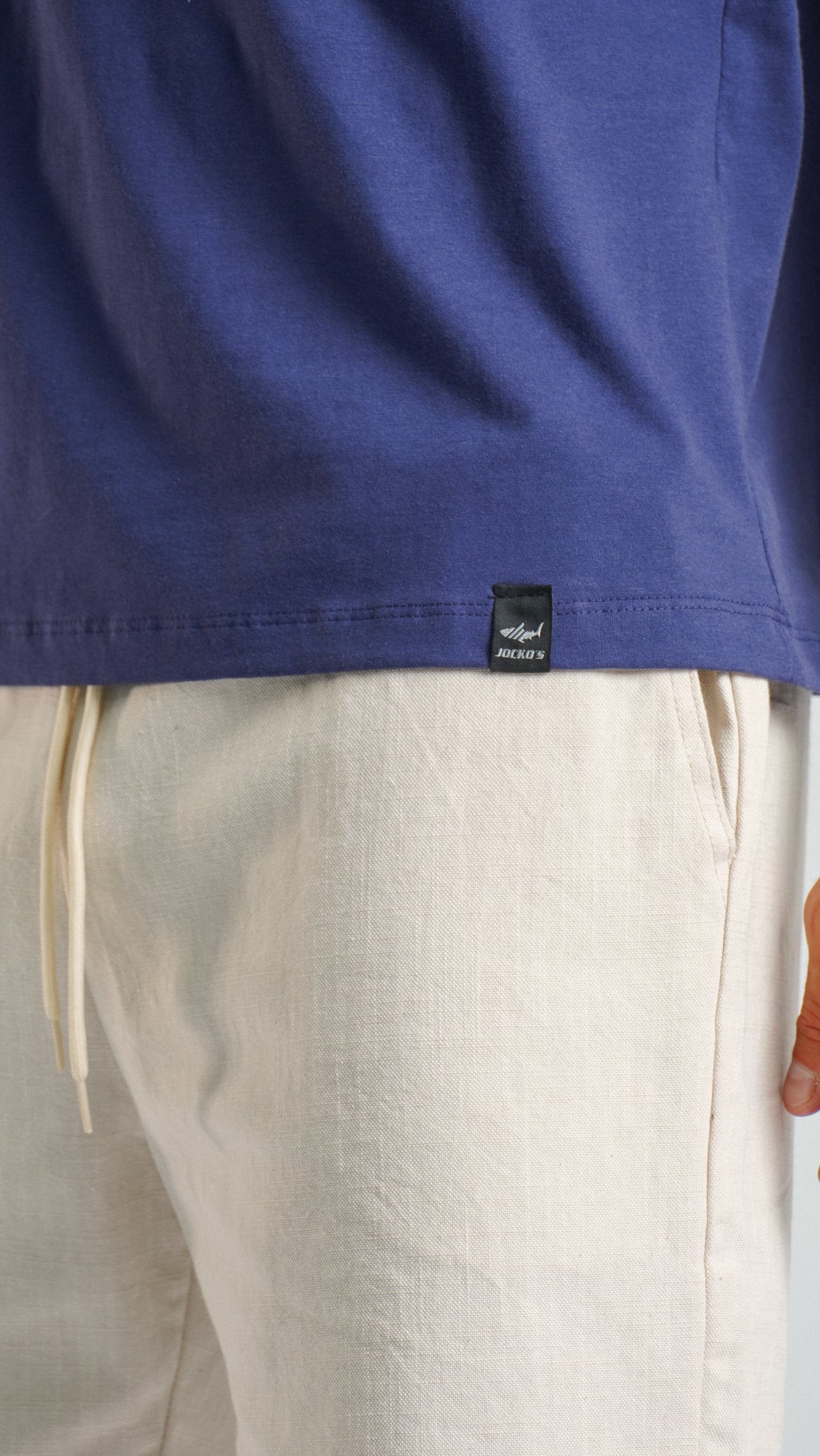 Bermuda Flamê Bolso Faca - Cru