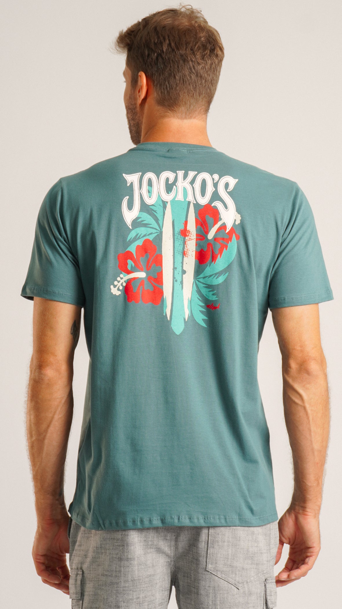 Camiseta Estampada Hawaii - Verde