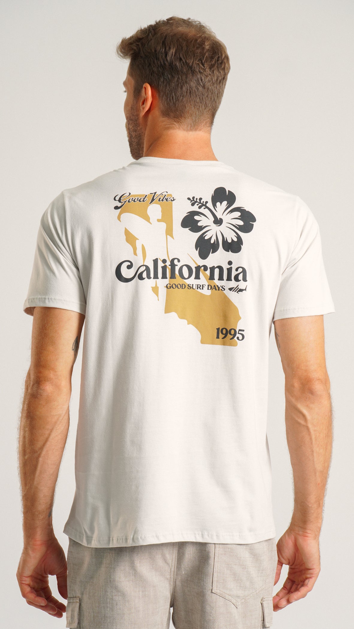 Camiseta Estampada Califórnia - Branca