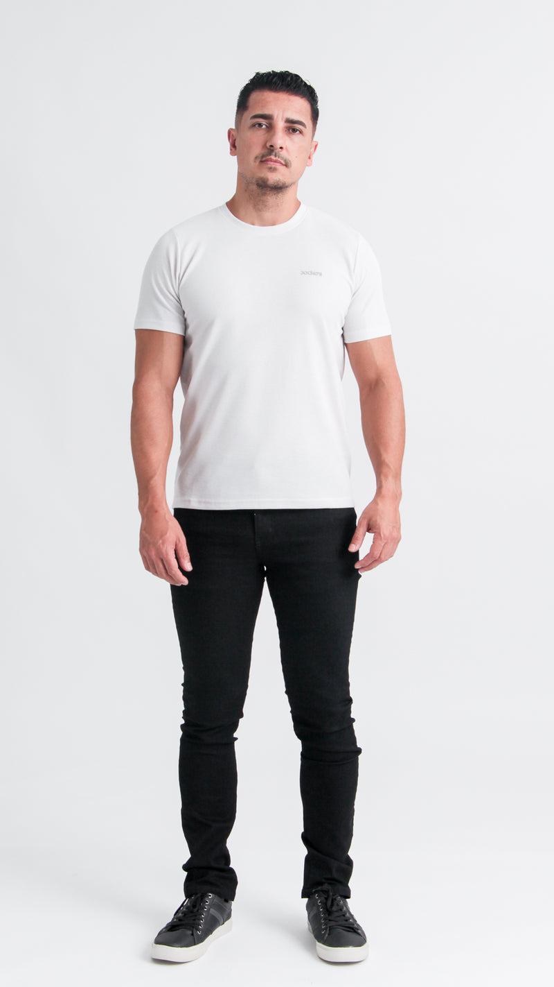 Camiseta Tricô Diamond - Branco Gelo