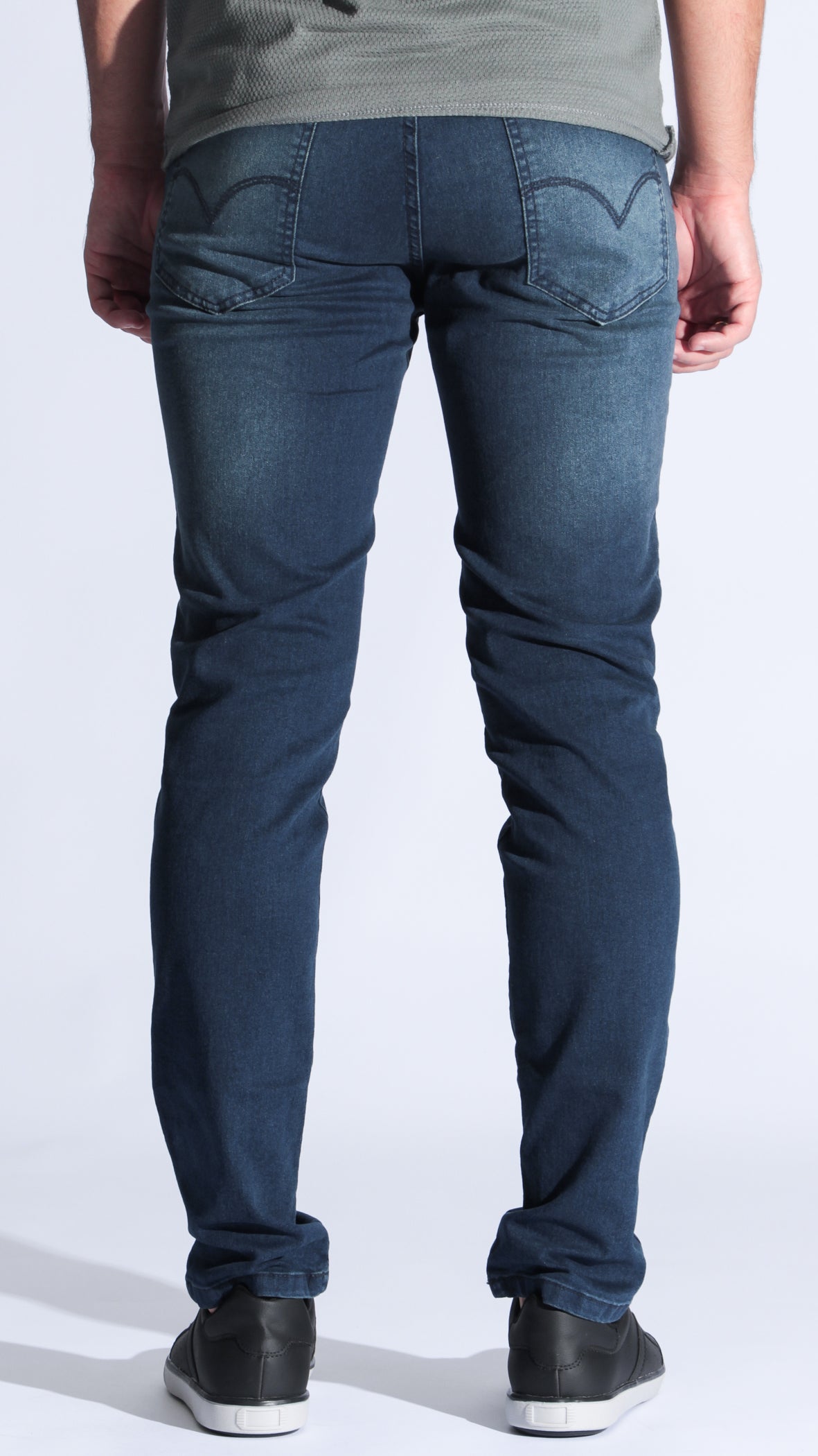Calça Jeans - Escura Linha Azul