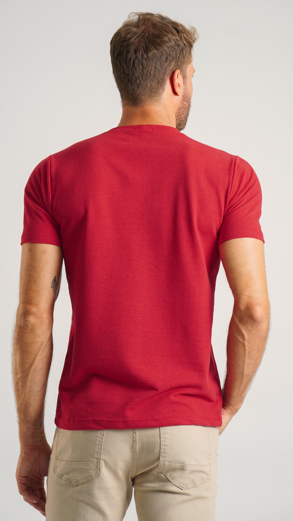 Camiseta Colmeia - Vermelha