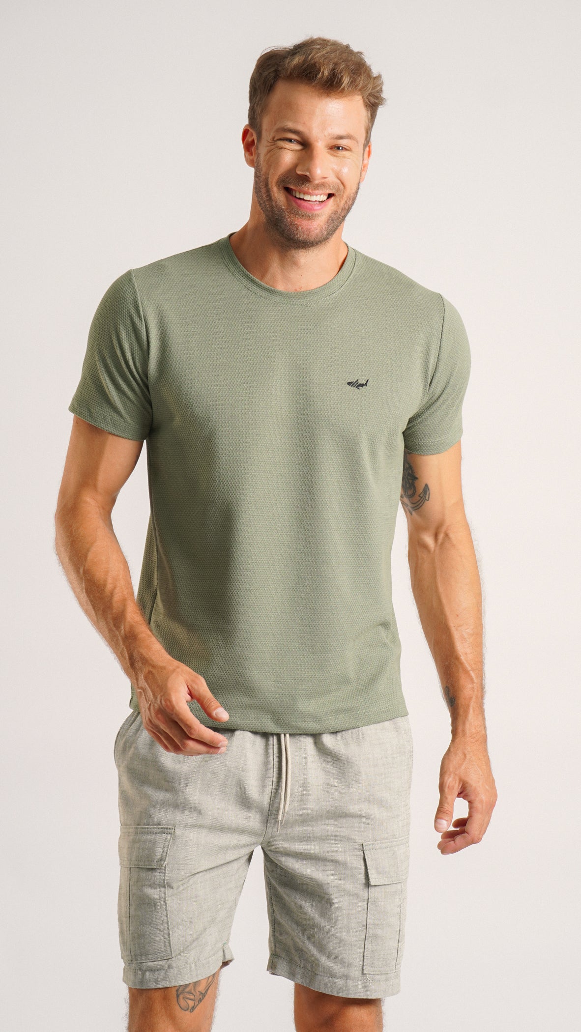 Camiseta Colmeia - Verde