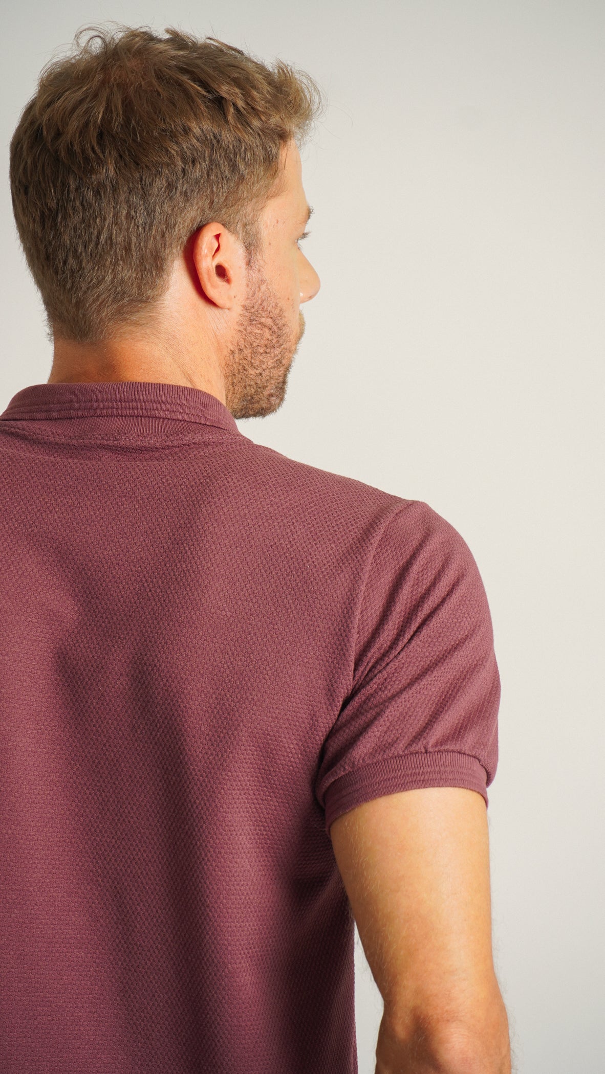 Camisa Polo Colmeia - Roxo