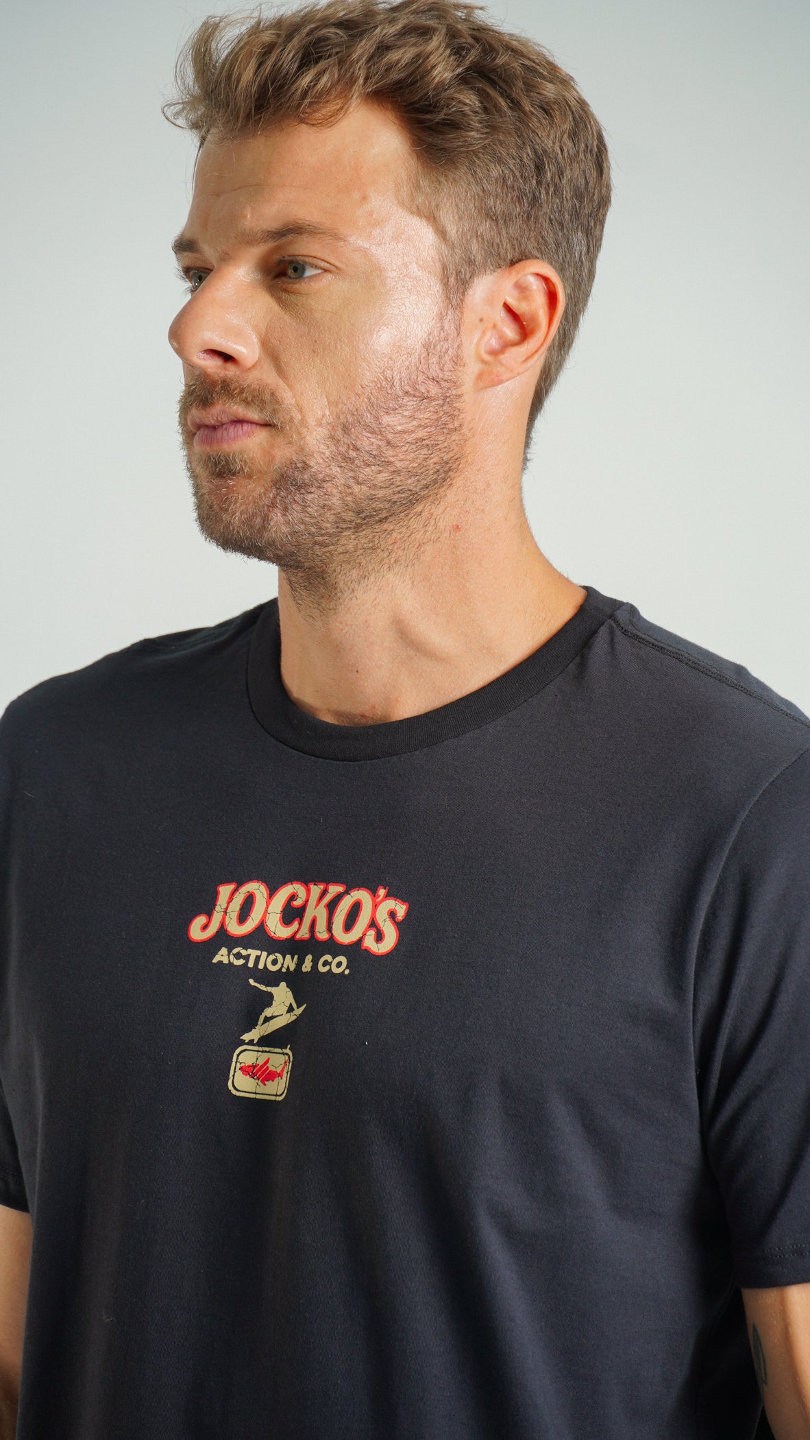 Camiseta Estampada Jocko's - Preta