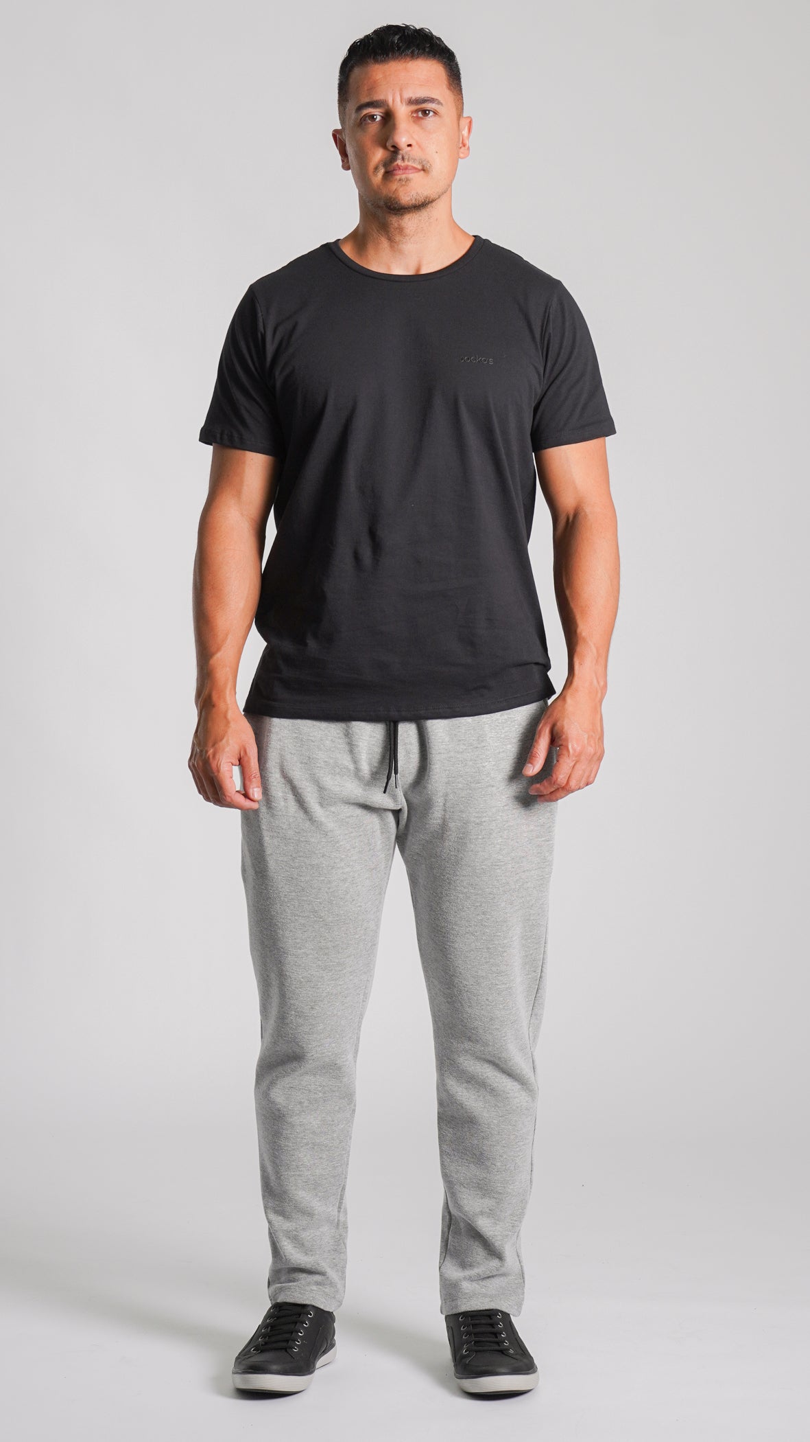Calça Moletom Suedine - Cinza