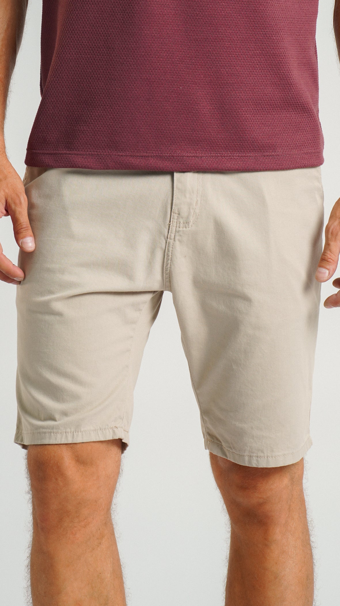 Bermuda Sarja Bolso Faca - Caqui