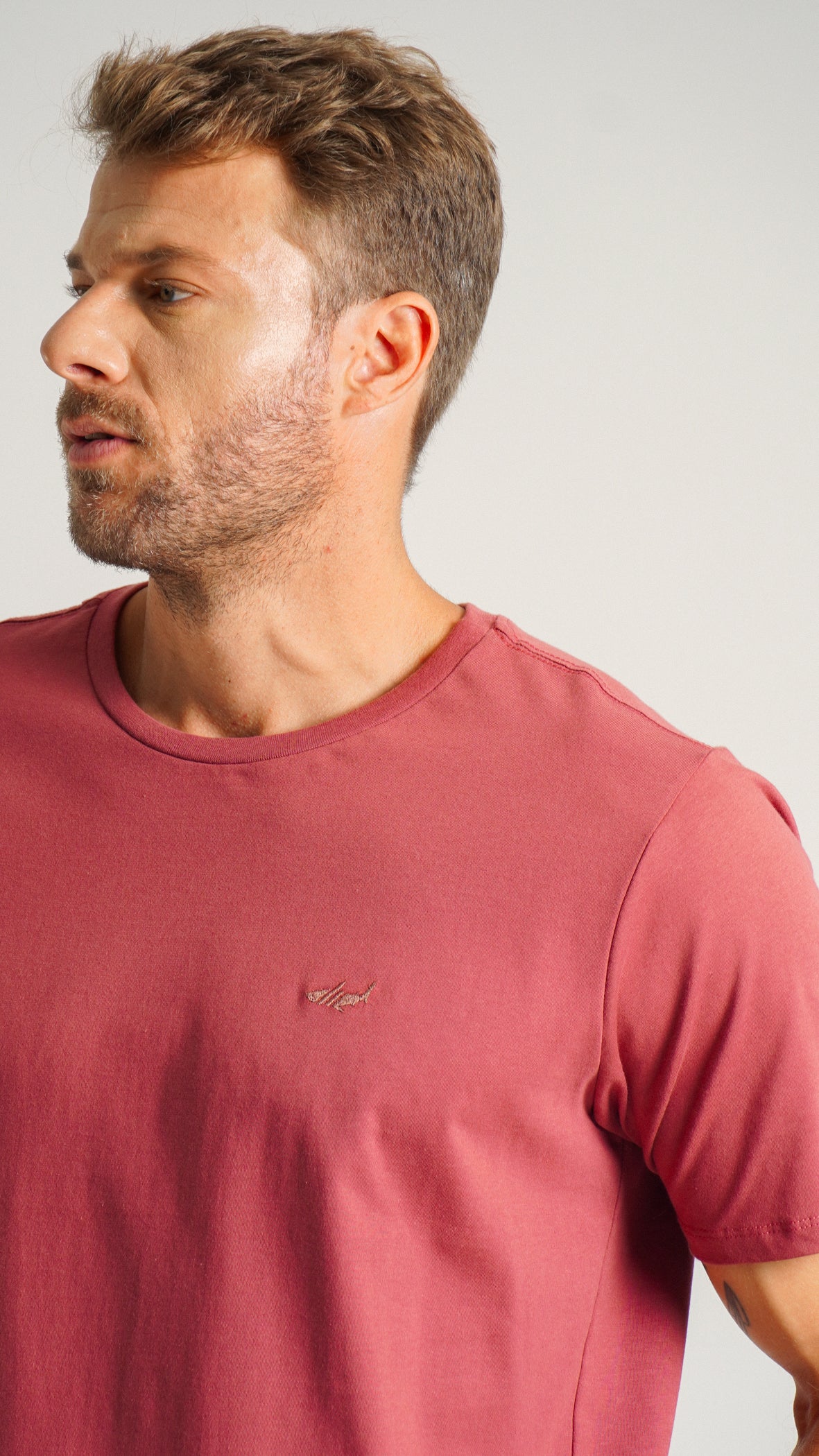 Camiseta Básica - Rosa