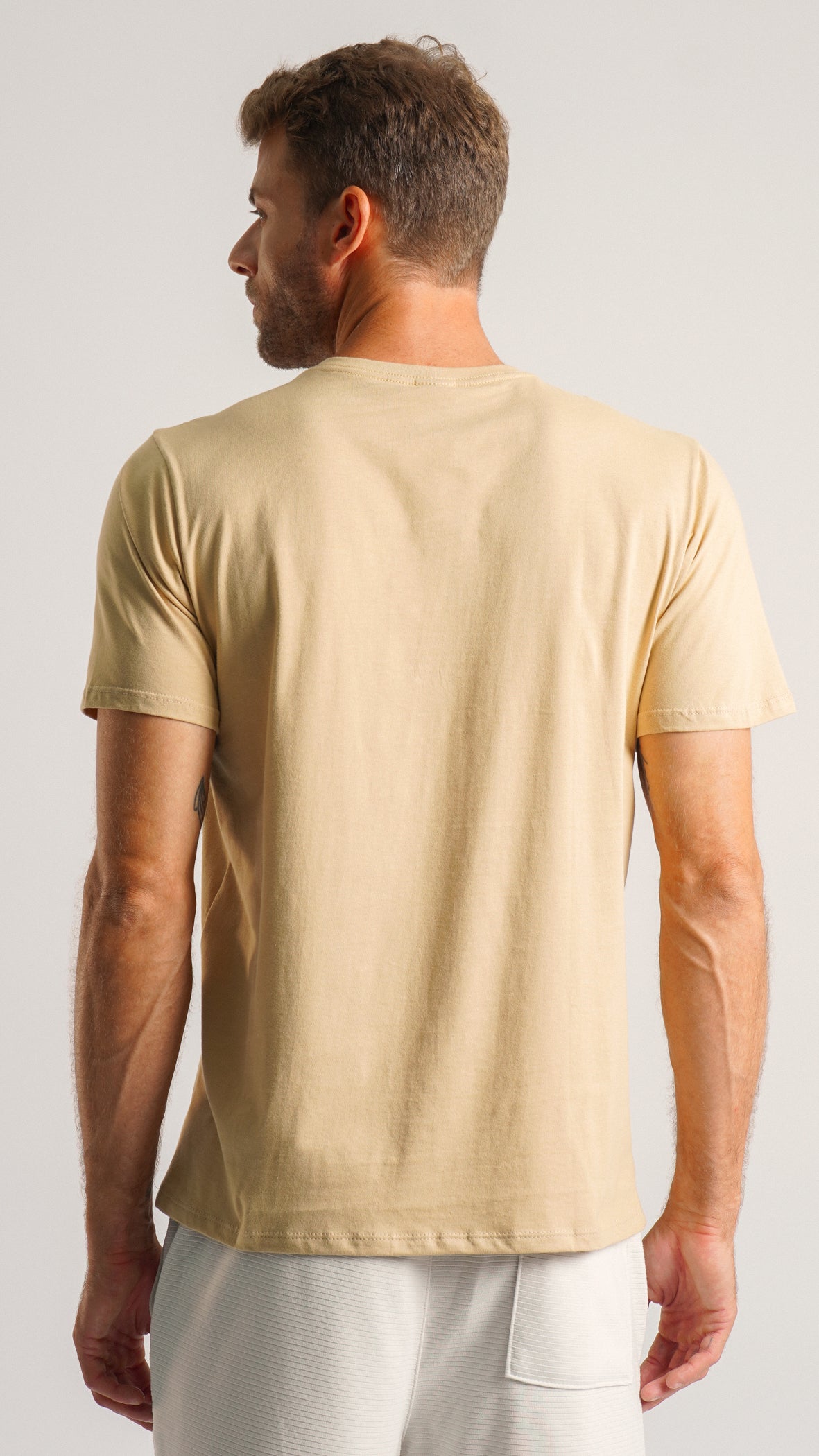 Camiseta Básica - Bege