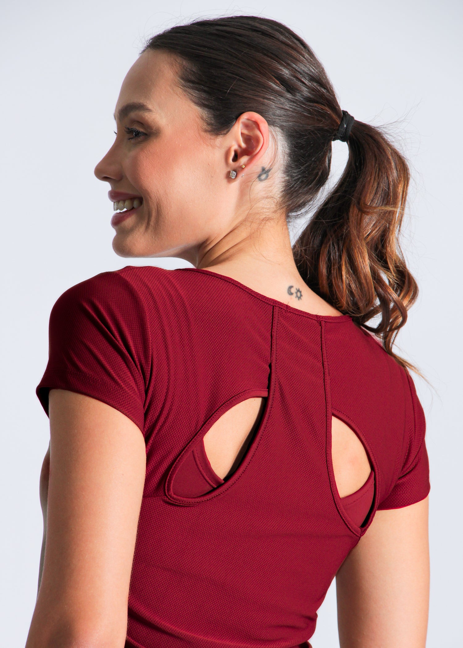 Camiseta Dry Fit - Bordô