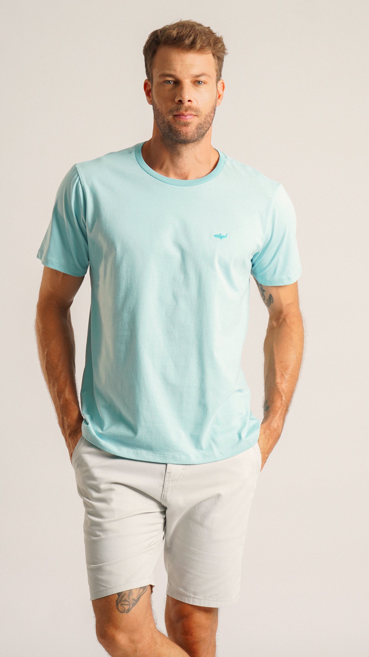 Camiseta Básica - Azul