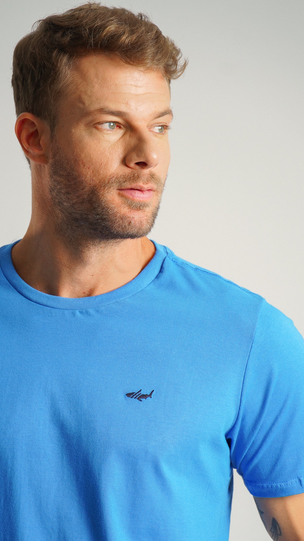 Camiseta Básica - Azul