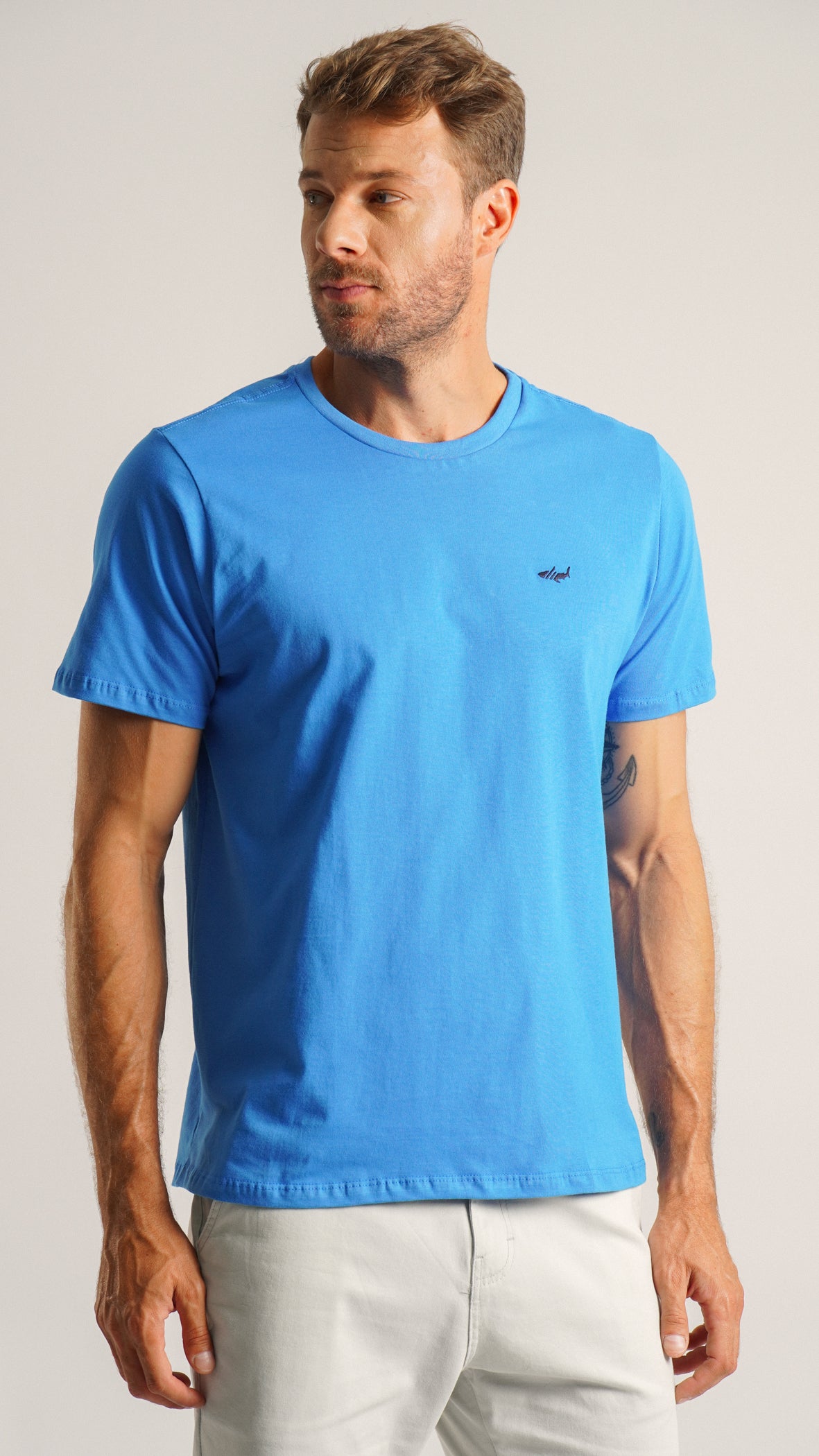 Camiseta Básica - Azul