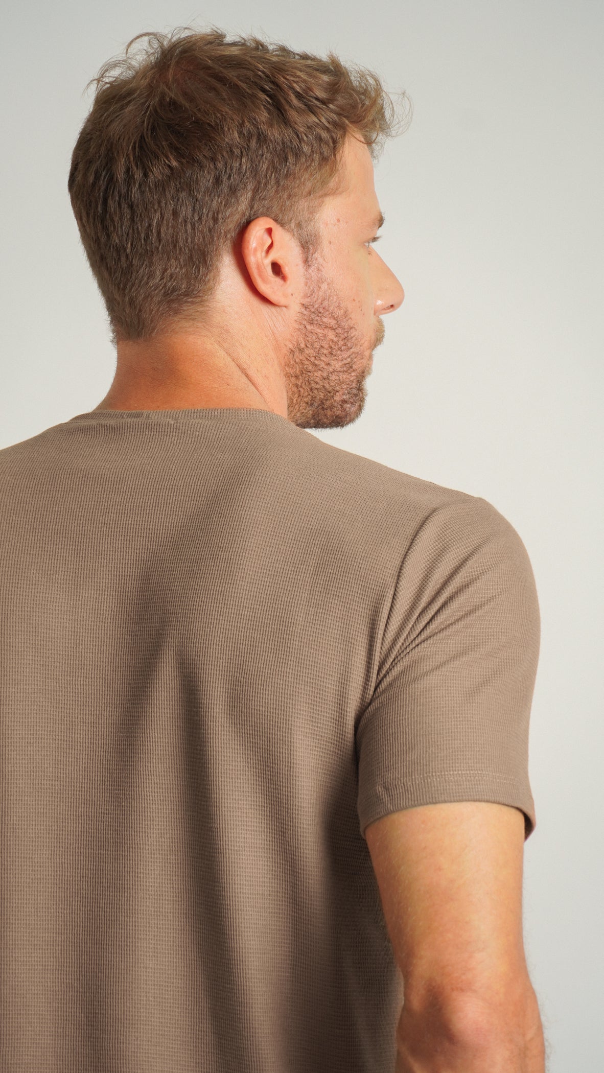 Camiseta Tricô Diamond - Bege Escuro