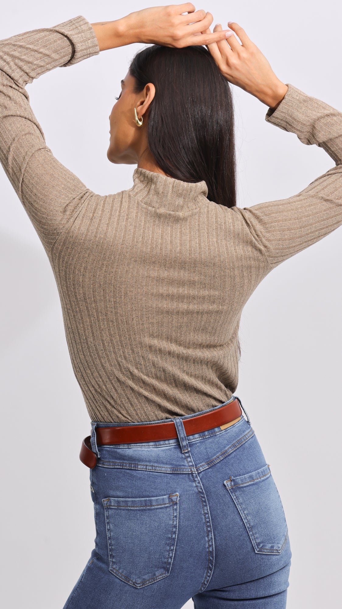 Blusa Cacharrel Tricô - Marrom