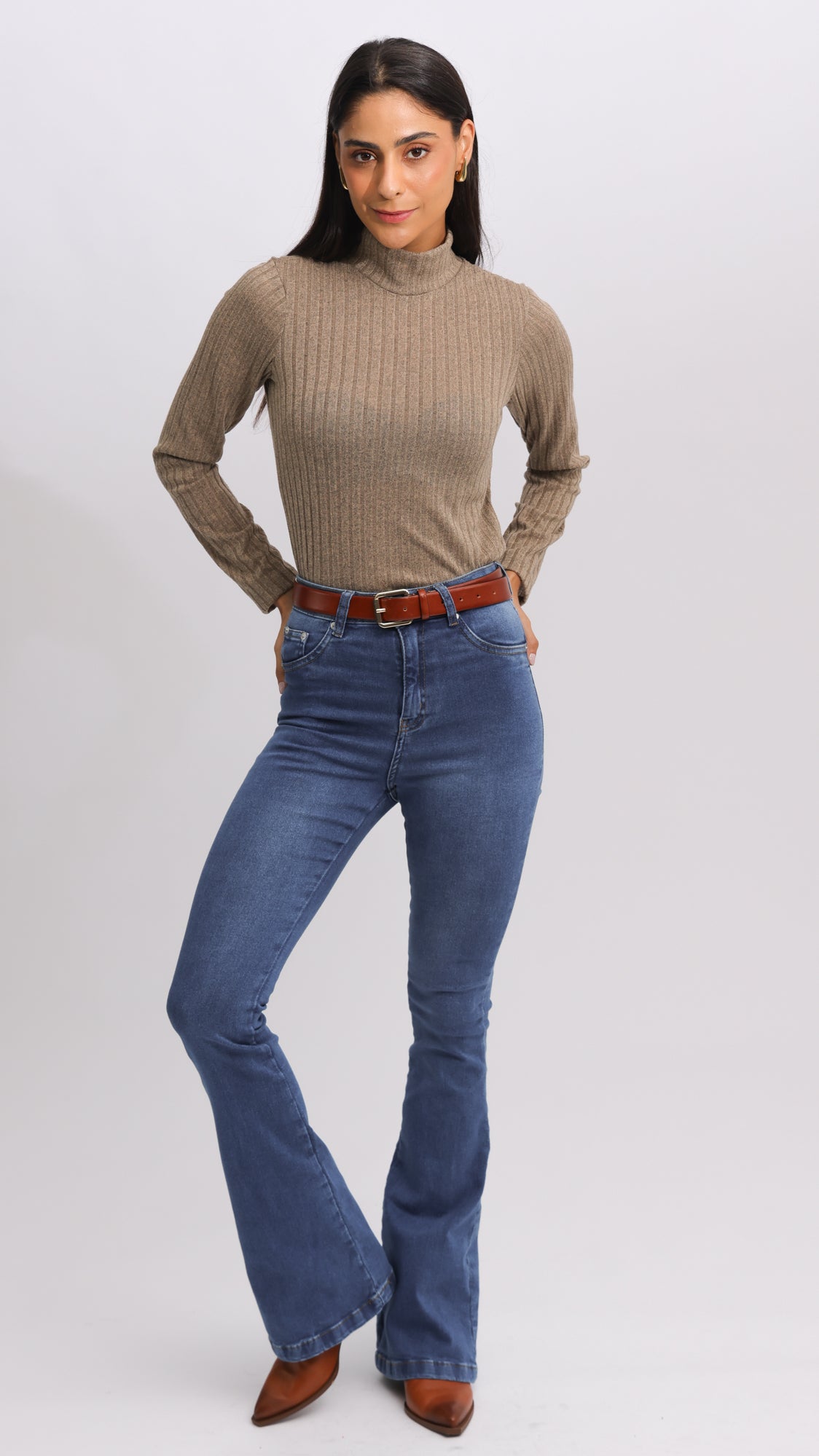 Blusa Cacharrel Tricô - Marrom