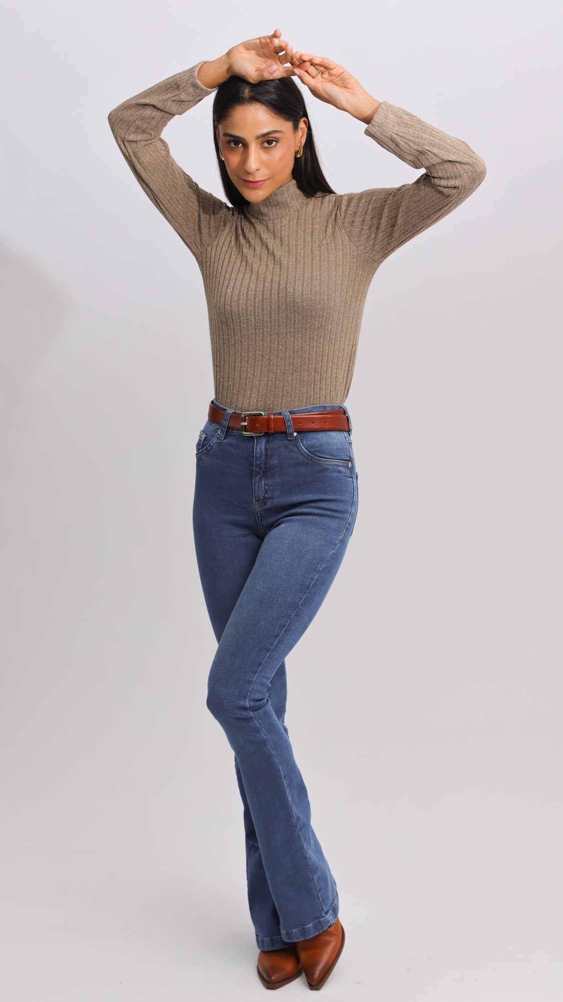 Blusa Cacharrel Tricô - Marrom