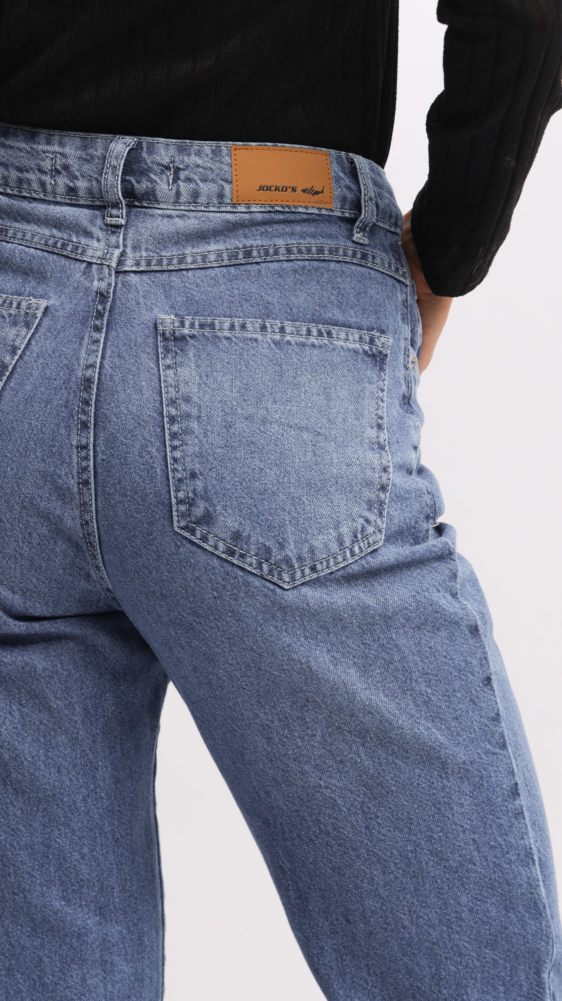 Calça Jeans - Escura Mom Estonada