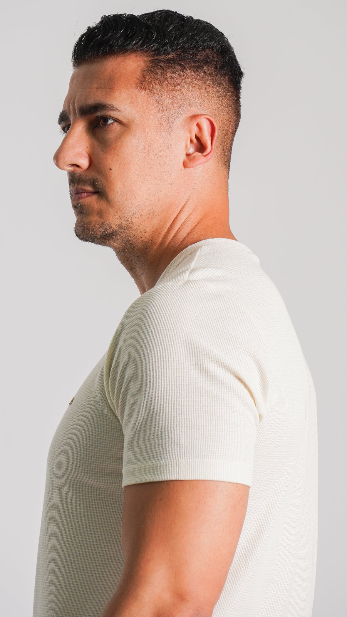 Camiseta Tricô Diamond - Bege