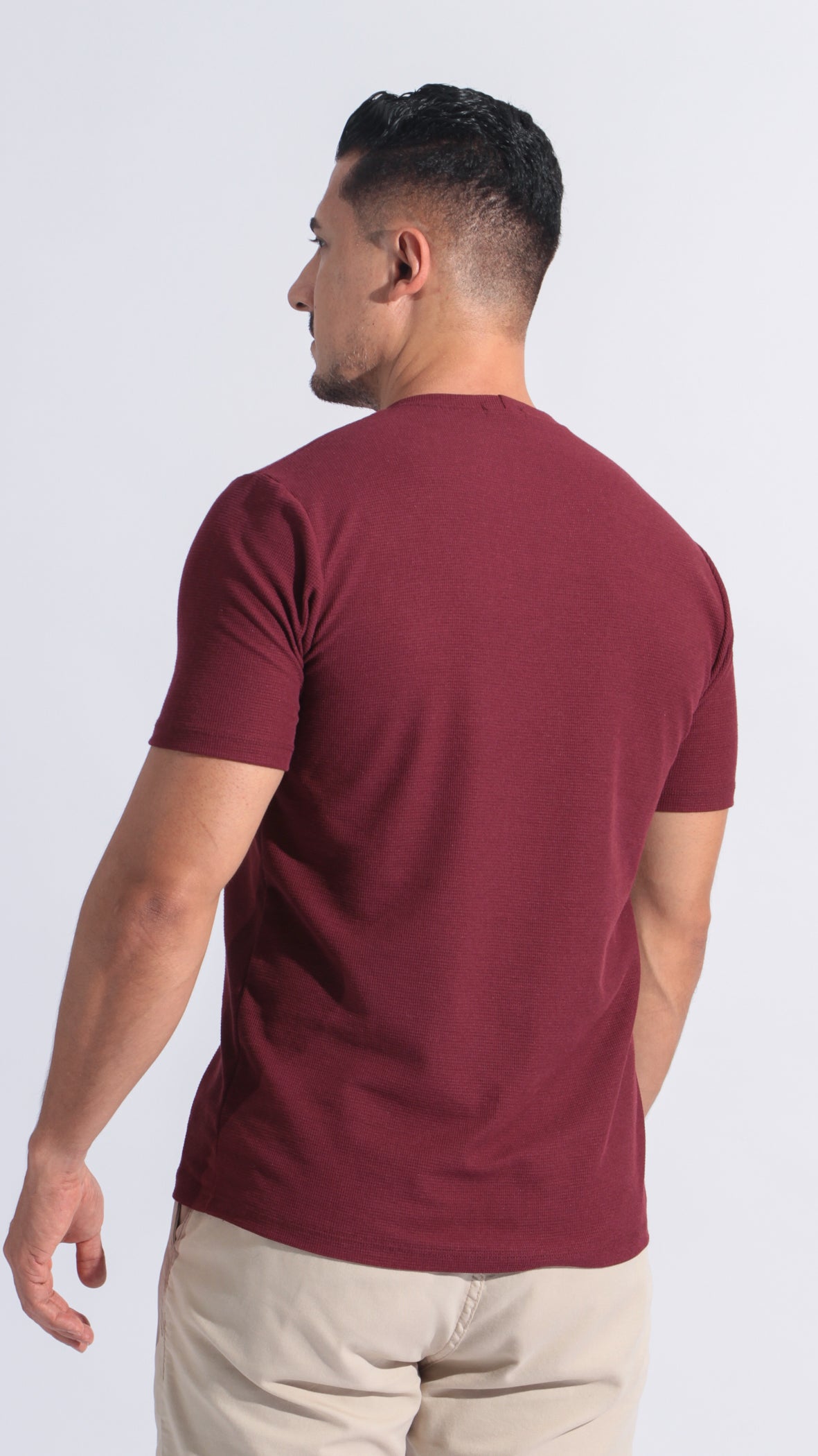 Camiseta Tricô Diamond - Bordô