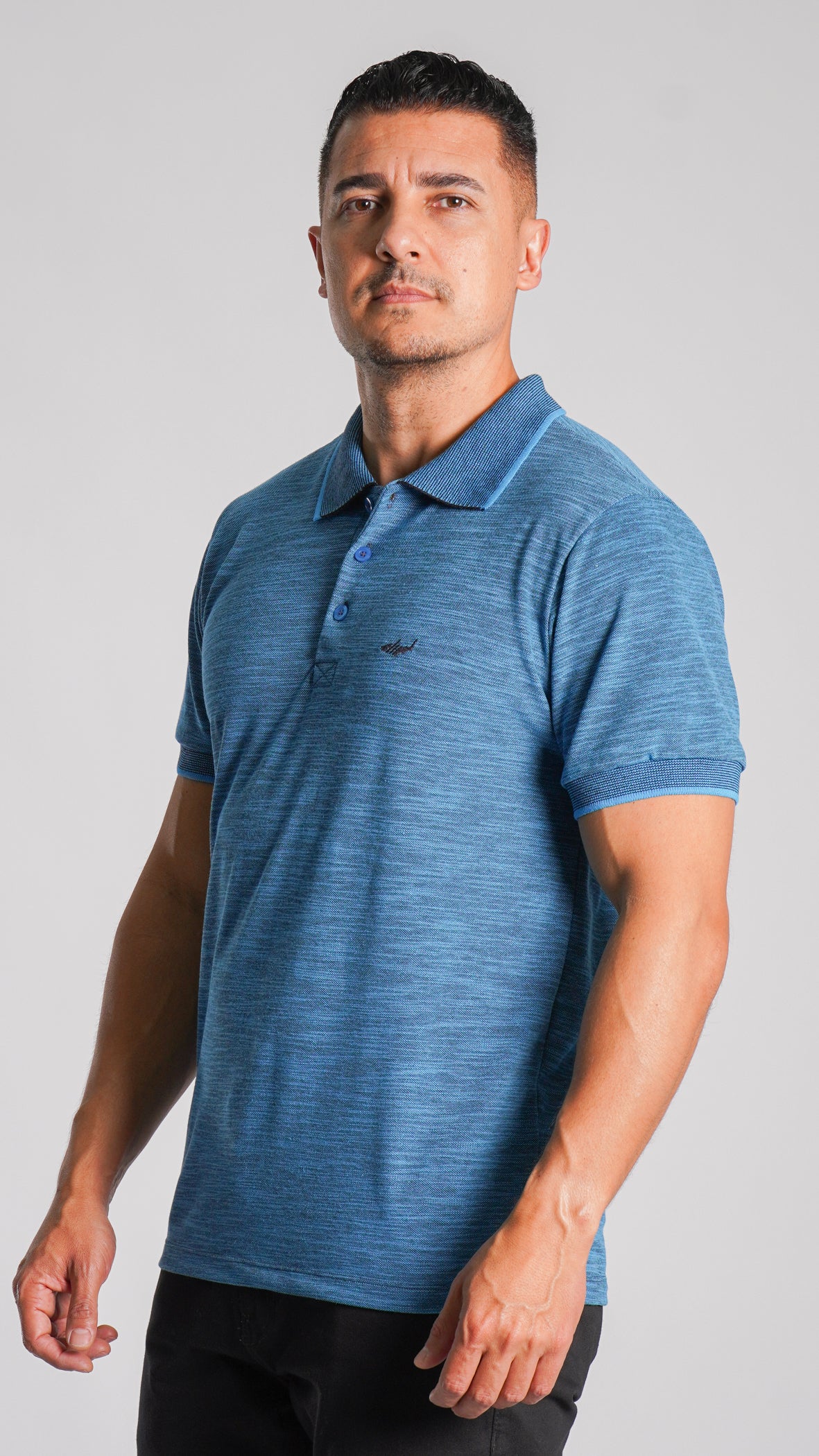Camisa Polo Flamê - Azul
