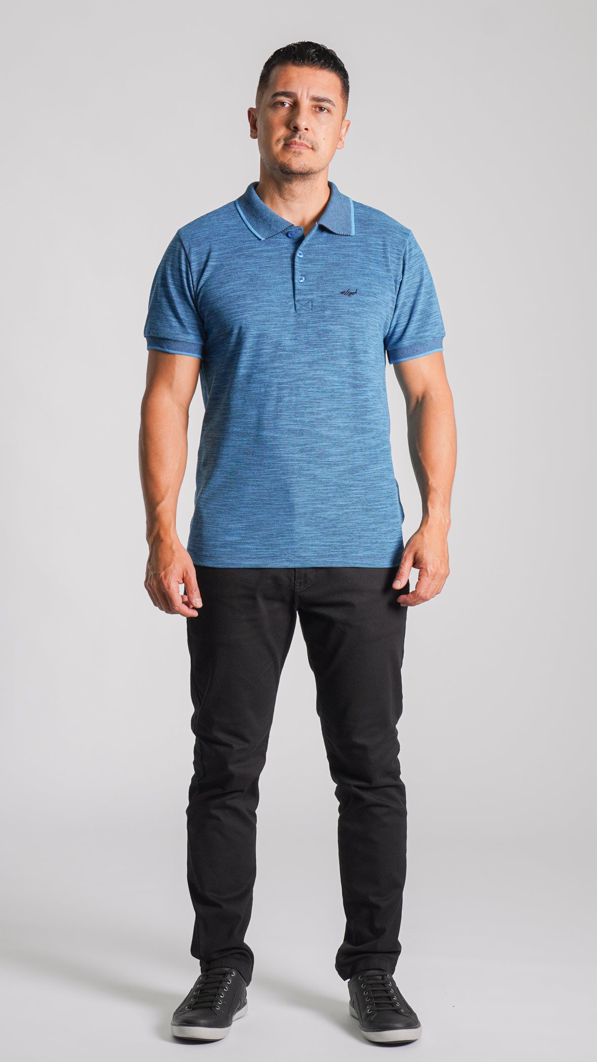 Camisa Polo Flamê - Azul