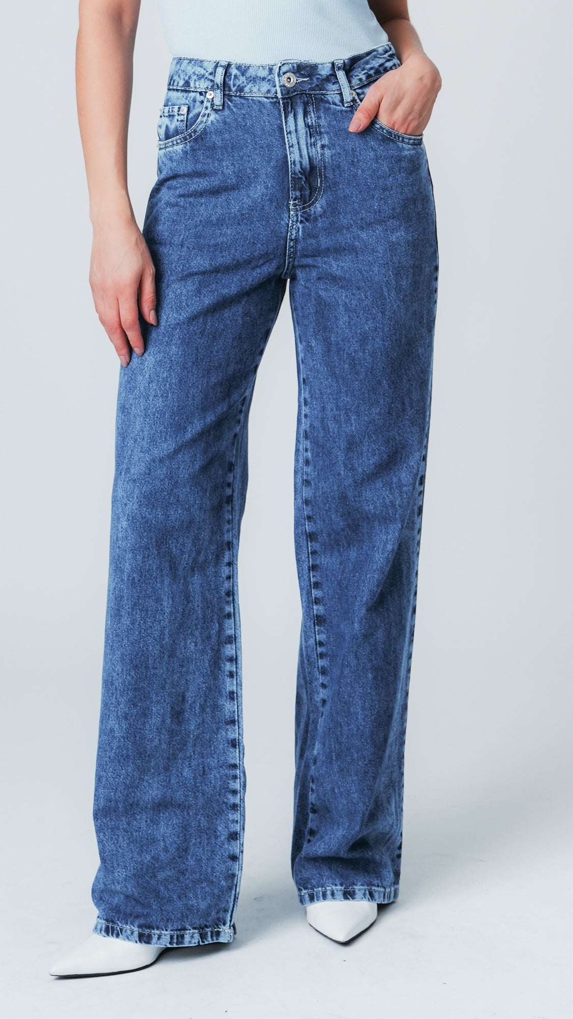 Calça Jeans - Estonada Wide Leg
