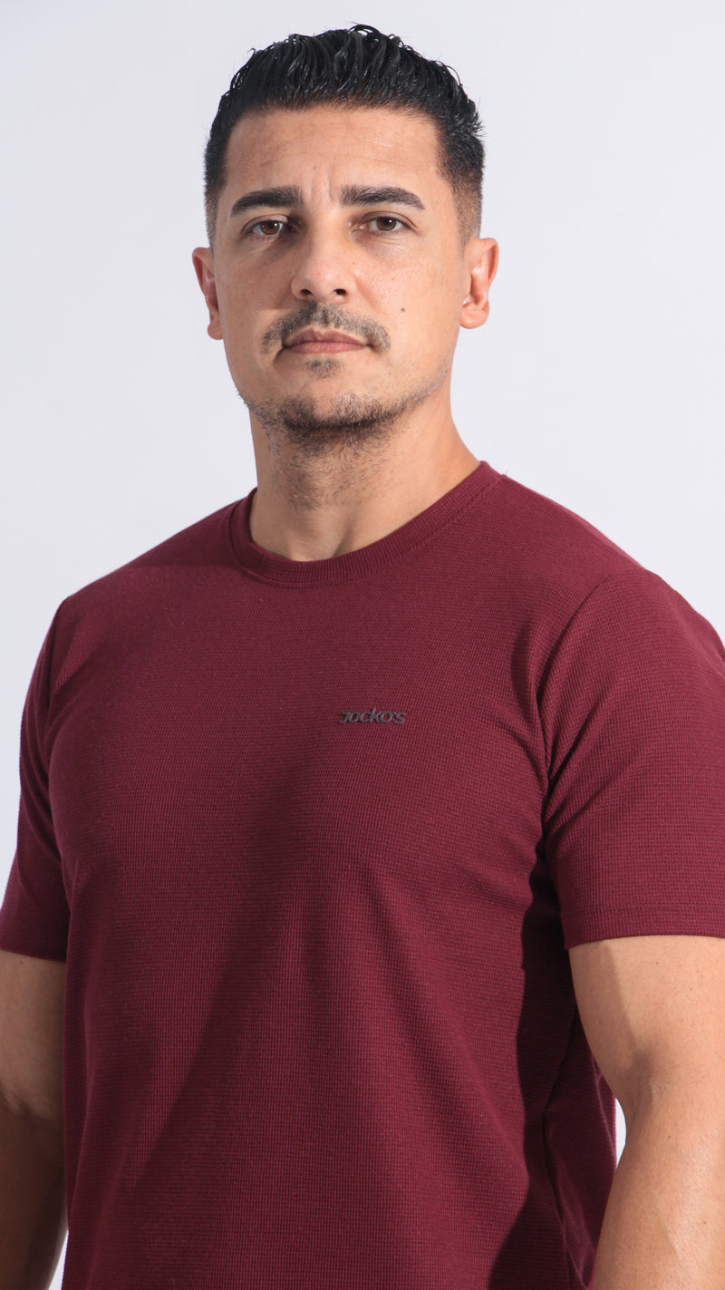 Camiseta Tricô Diamond - Bordô
