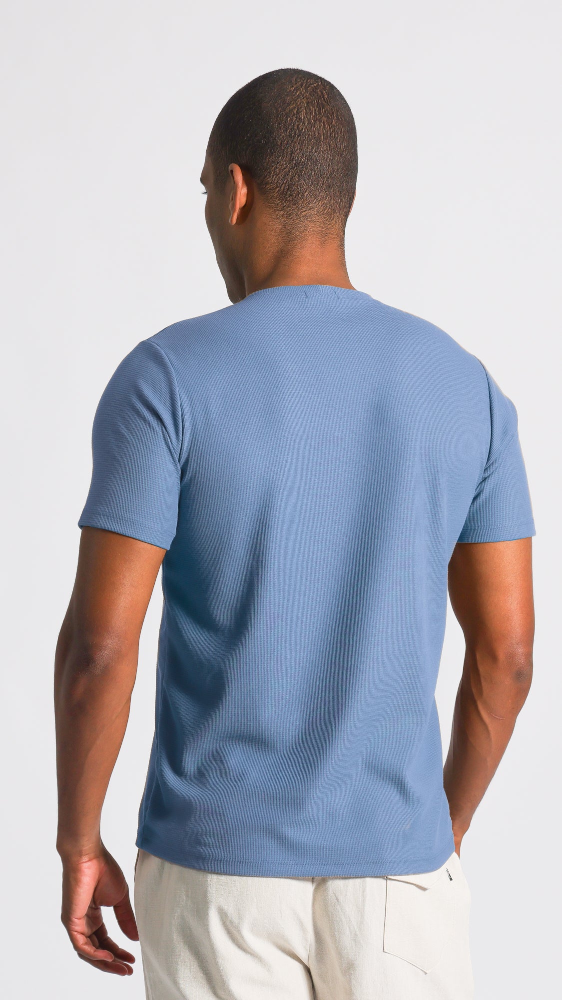 Camiseta Tricô Diamond - Azul