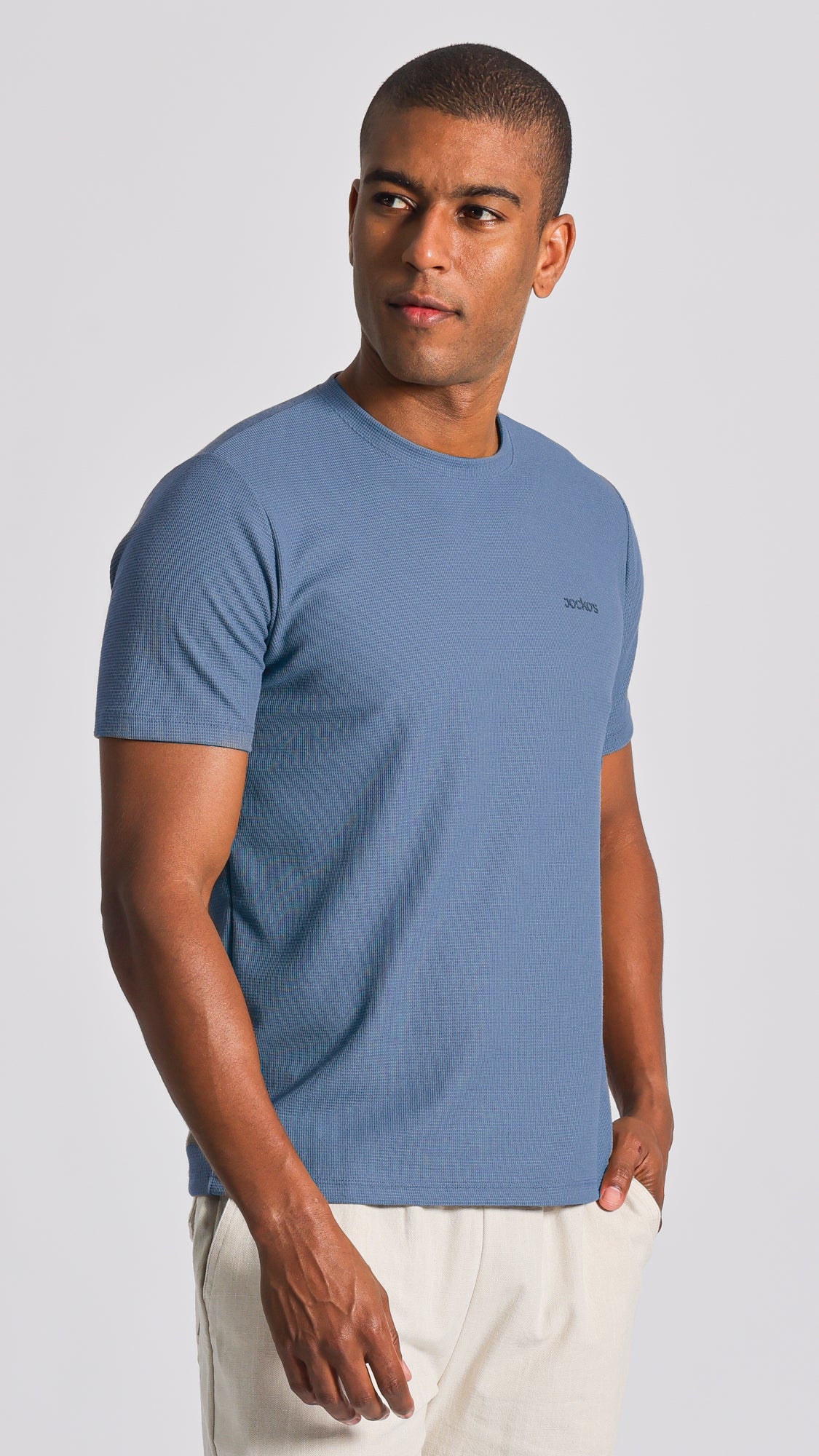 Camiseta Tricô Diamond - Azul