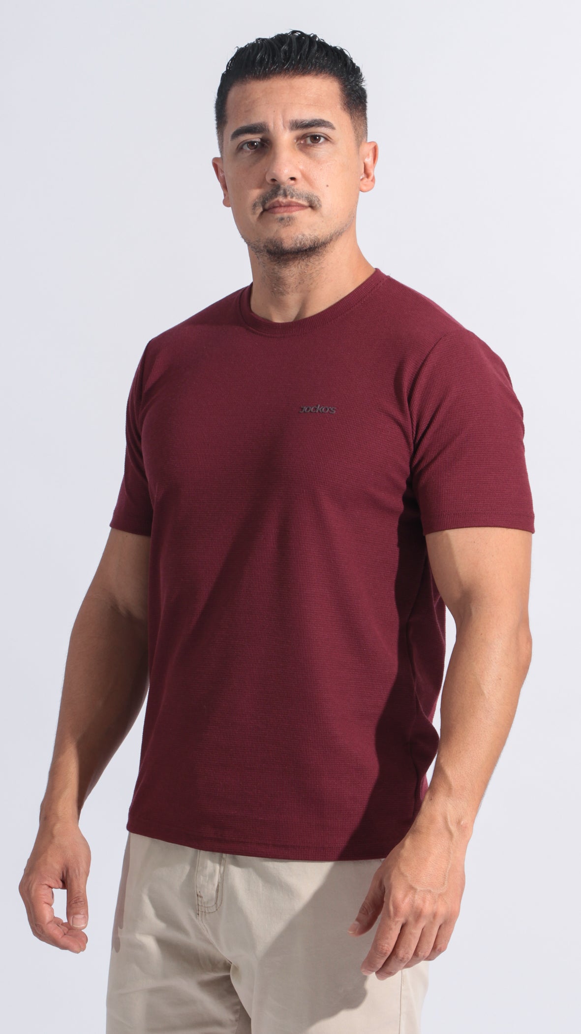 Camiseta Tricô Diamond - Bordô