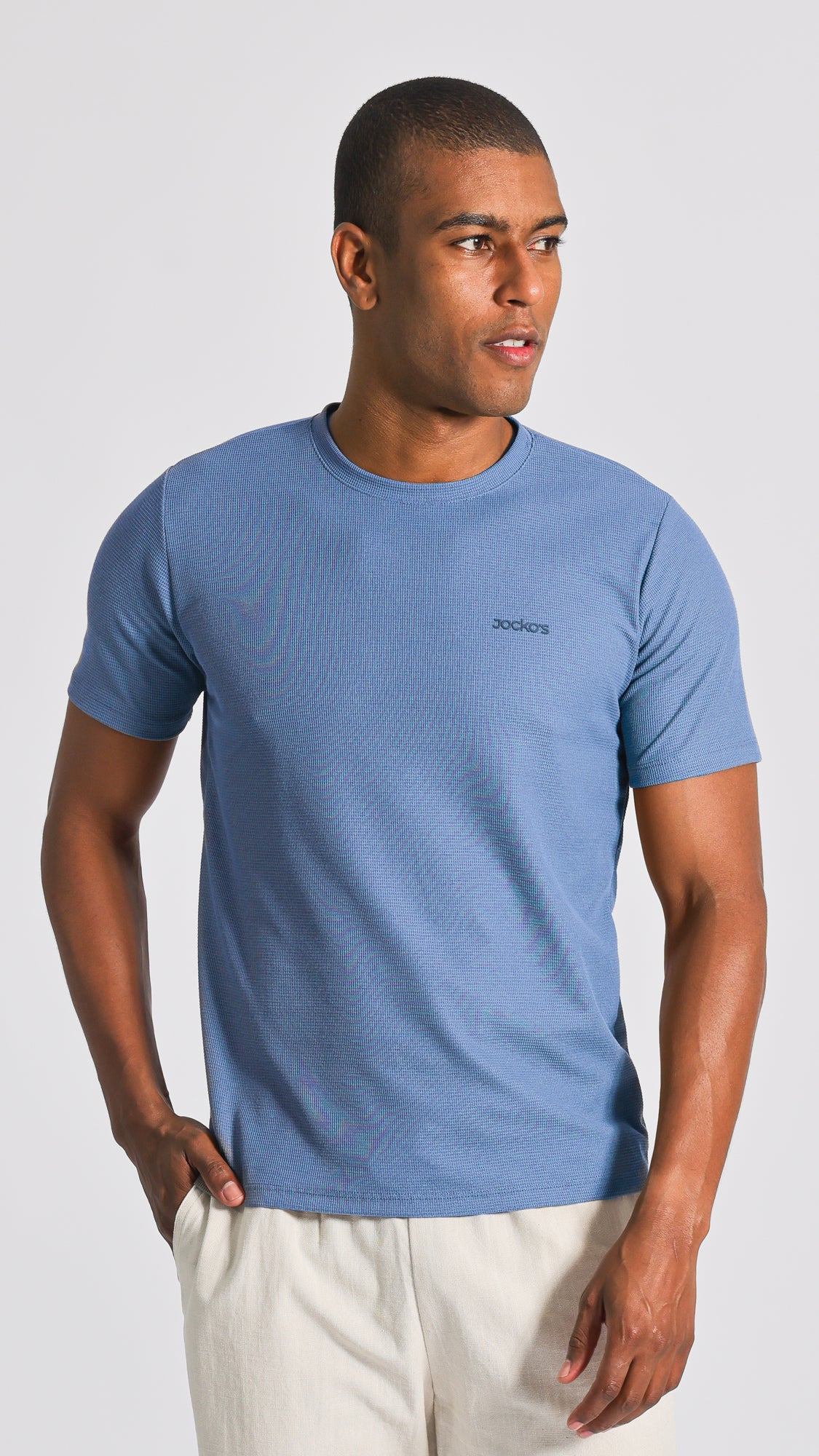 Camiseta Tricô Diamond - Azul