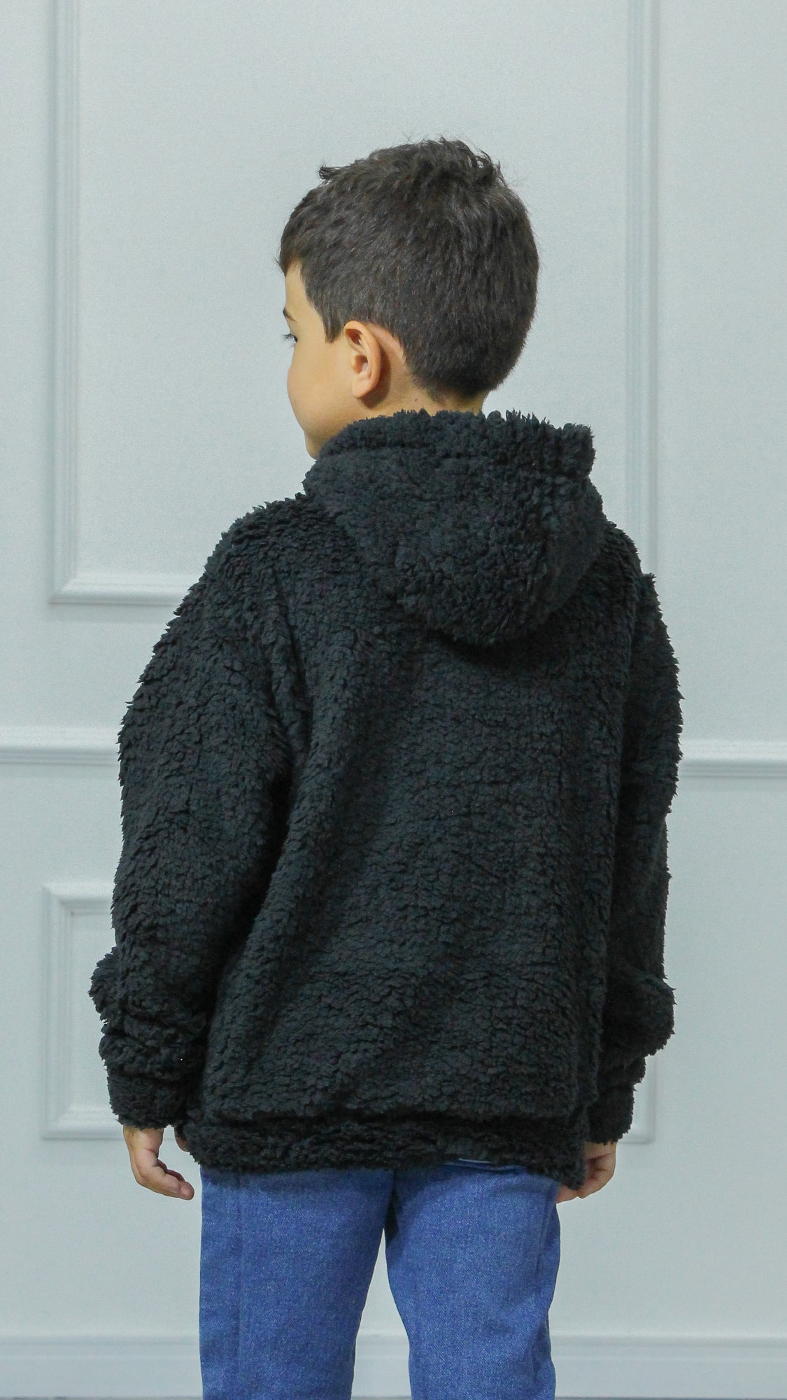 Canguru Sherpa Kids Unissex - Preto