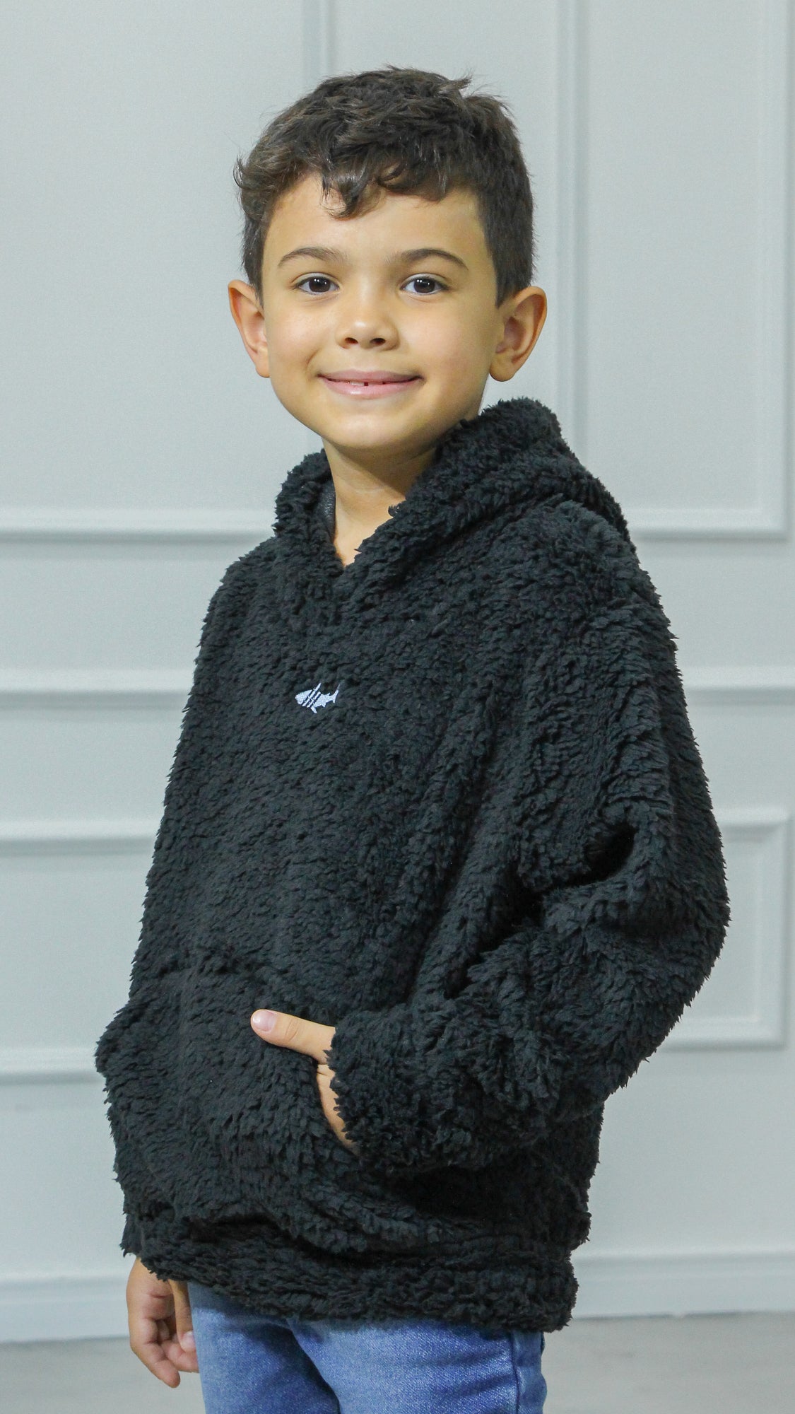 Canguru Sherpa Kids Unissex - Preto