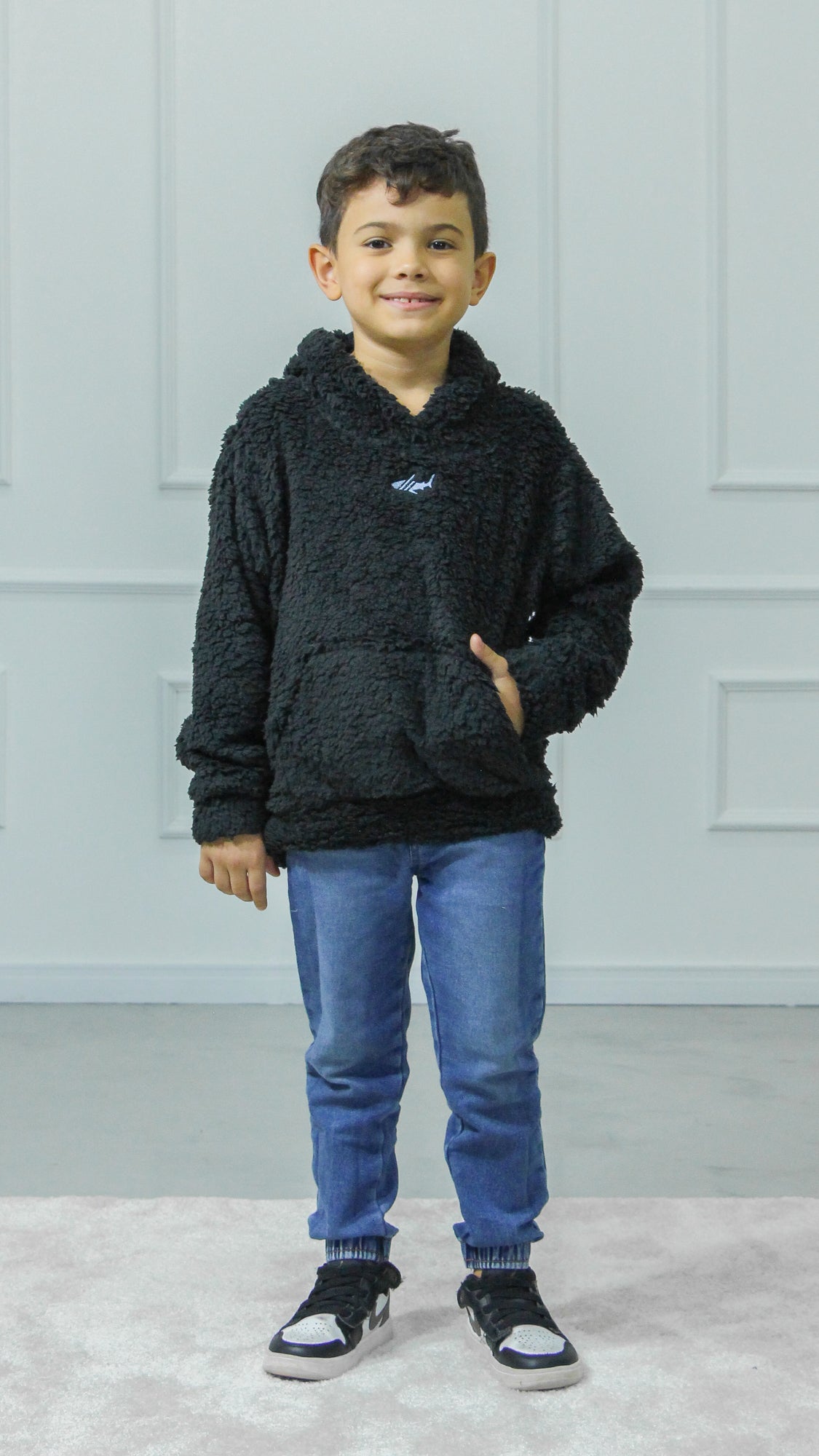 Canguru Sherpa Kids - Preto