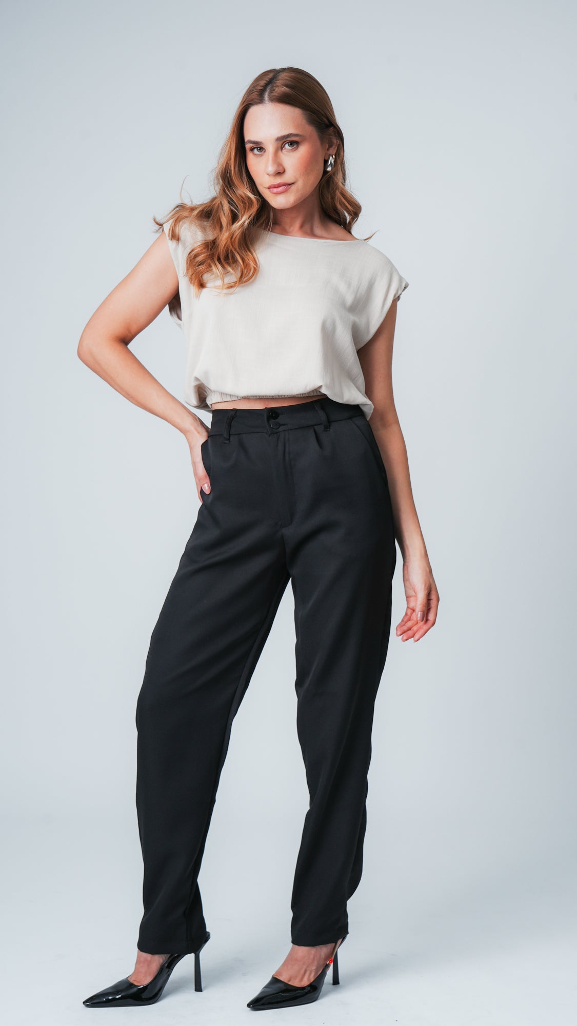 Blusa Viscose Canoa - Areia