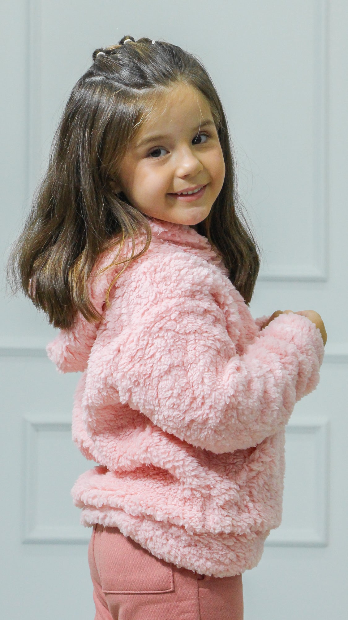 Canguru Sherpa Kids - Rosa