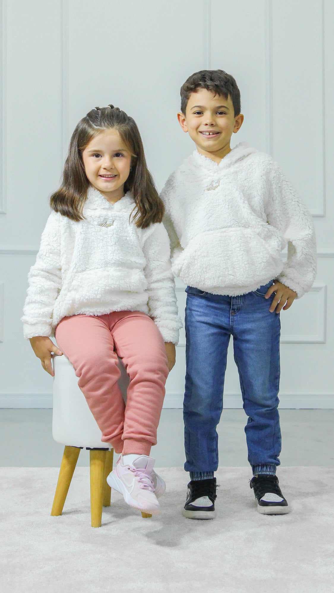 Canguru Sherpa Kids Unissex - Off White