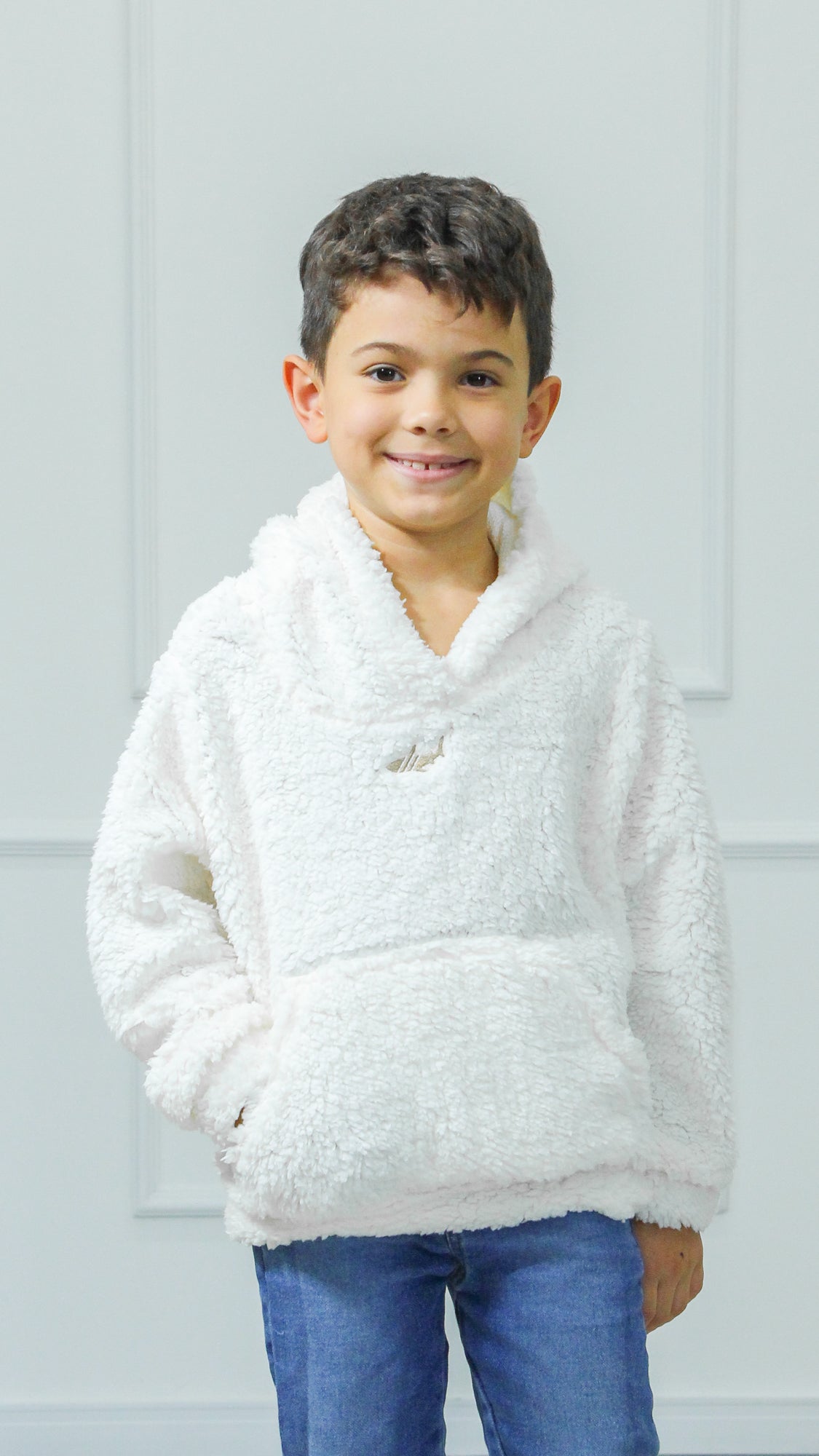 Canguru Sherpa Kids Unissex - Off White
