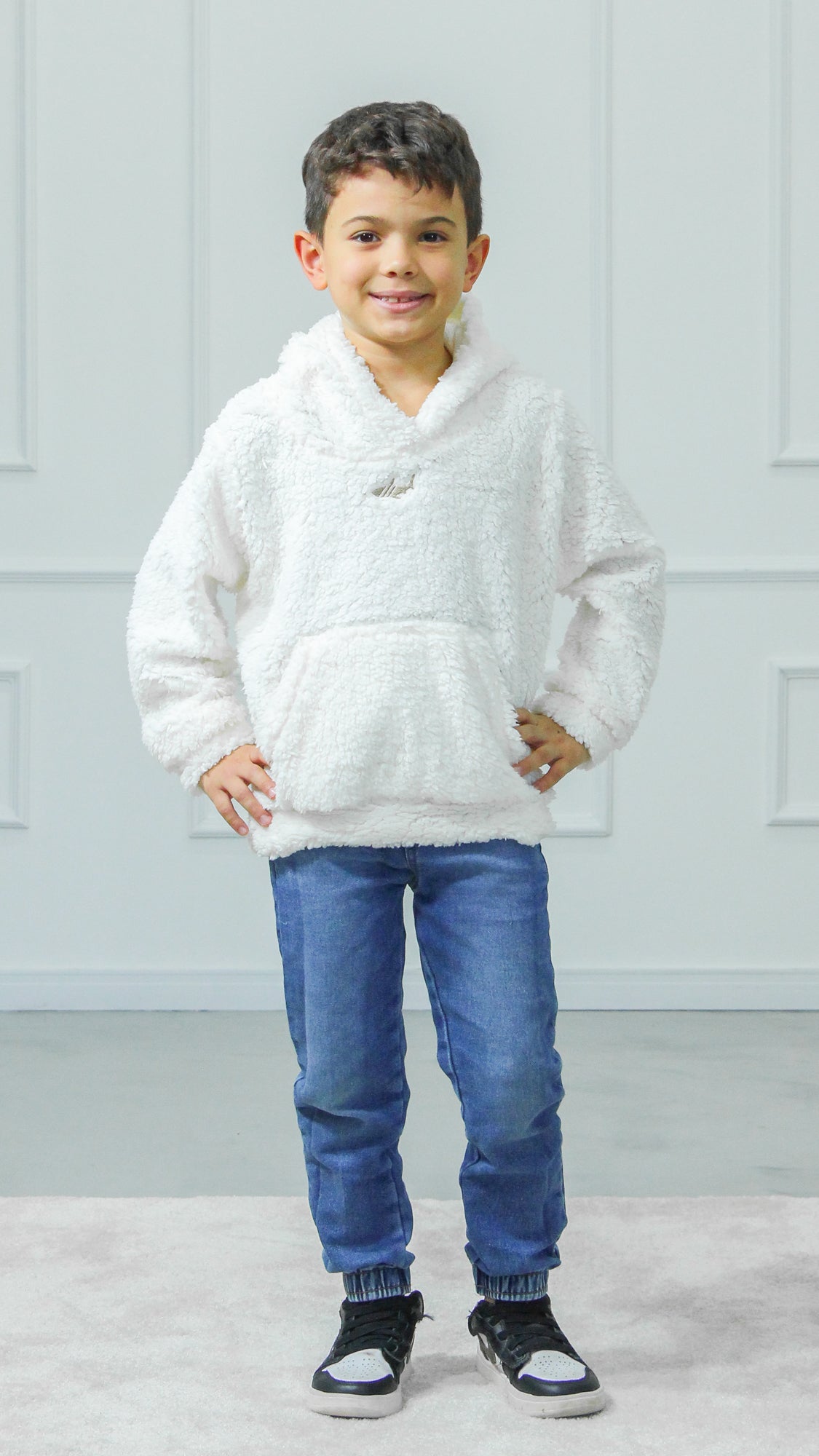 Canguru Sherpa Kids Unissex - Off White