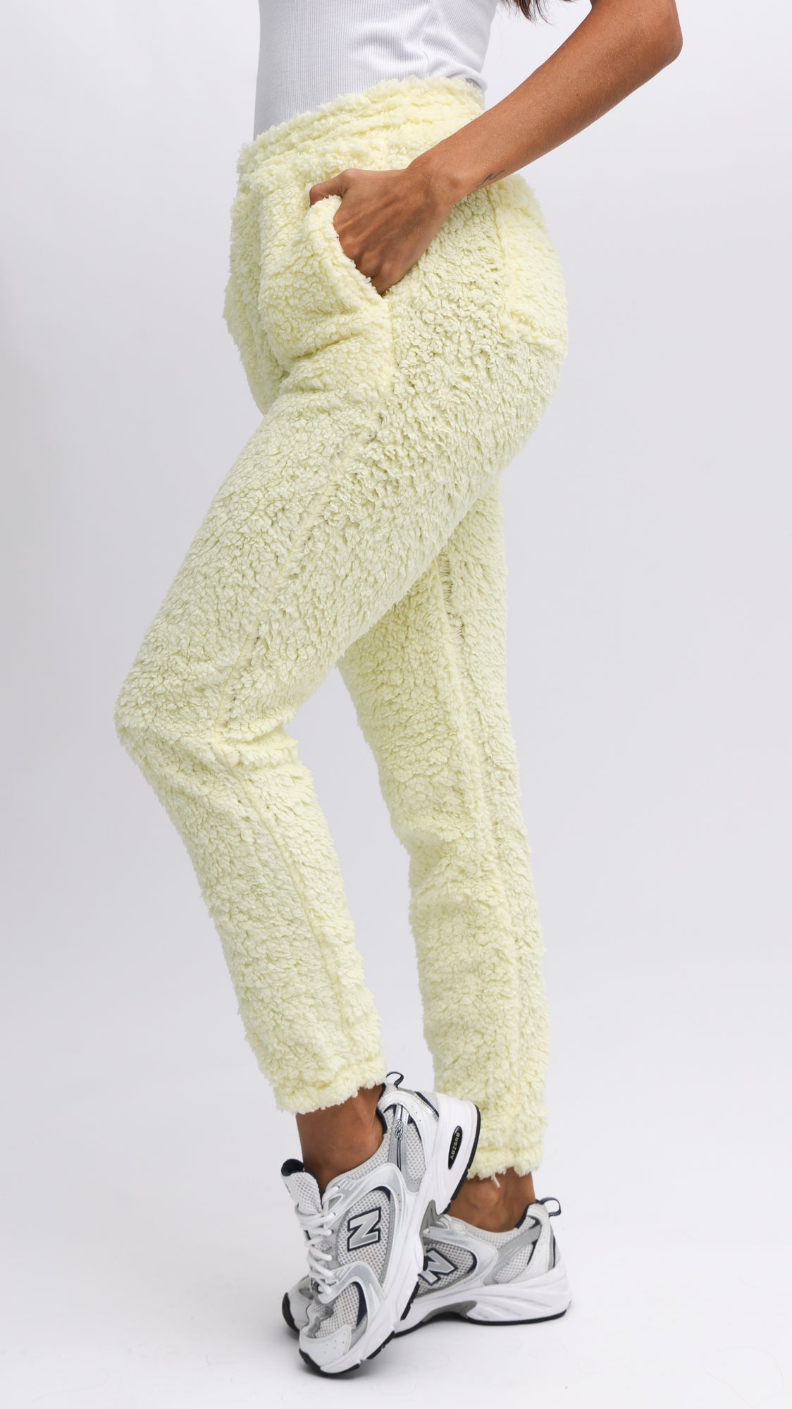 Calça Sherpa - Amarela