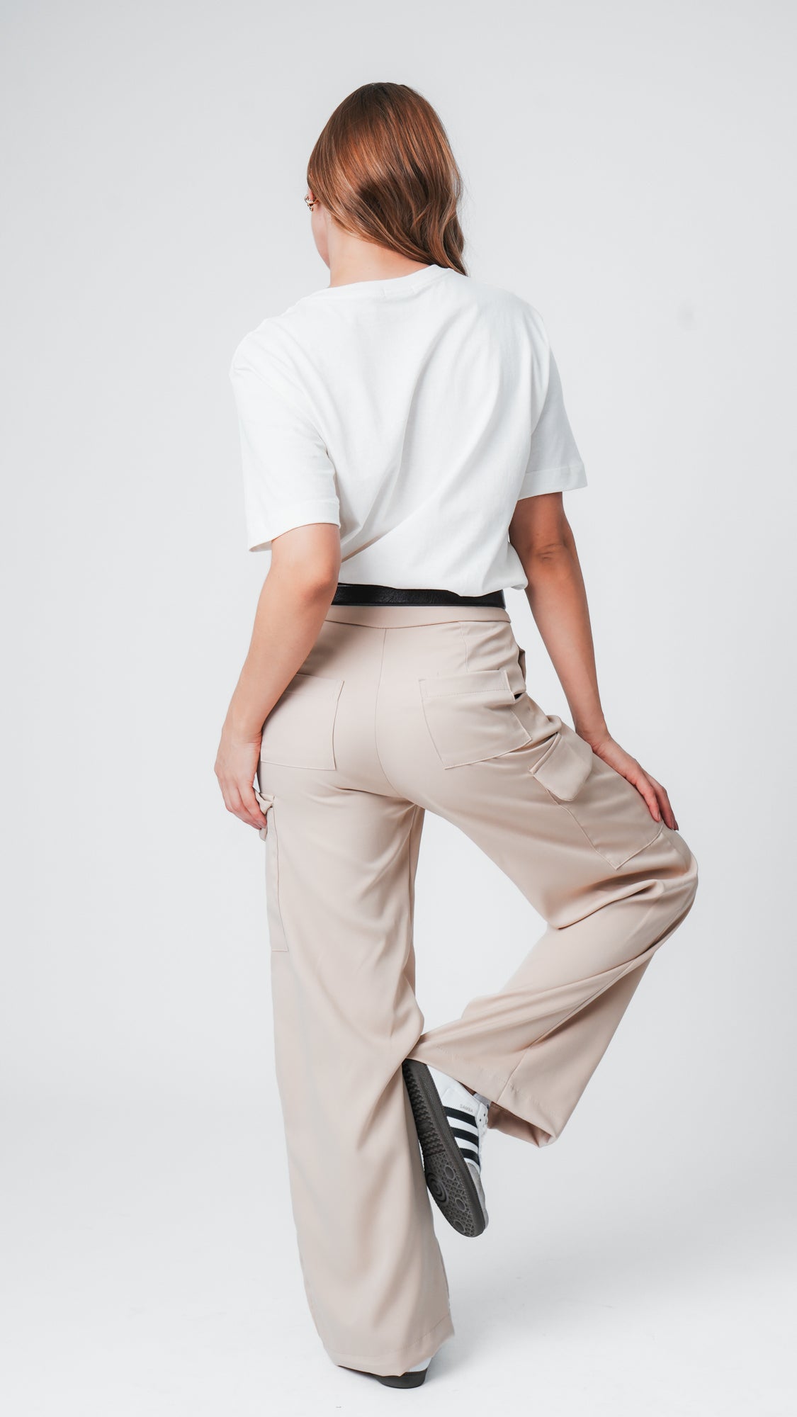 Calça Alfaiataria Cargo - Bege