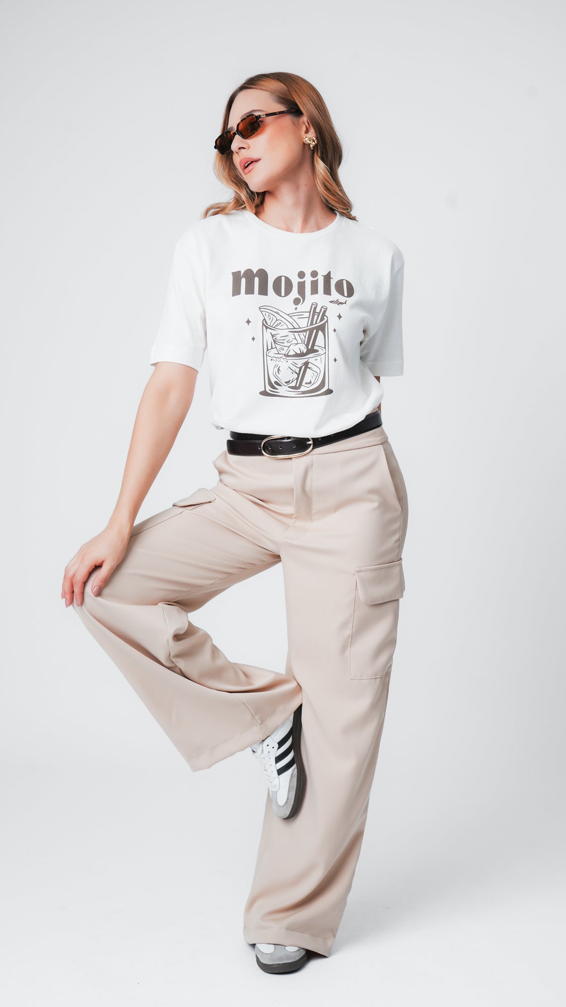 Calça Alfaiataria Cargo - Bege