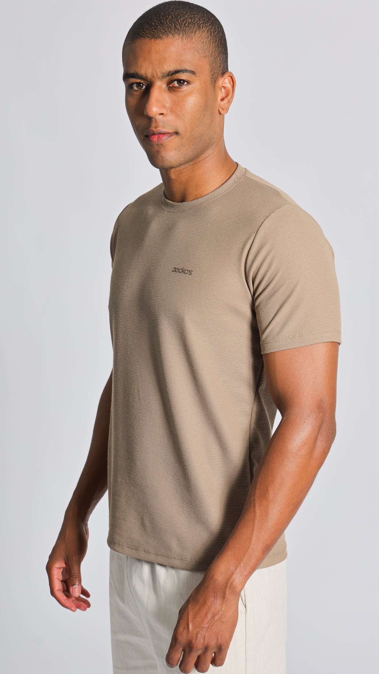 Camiseta Tricô Diamond - Marrom