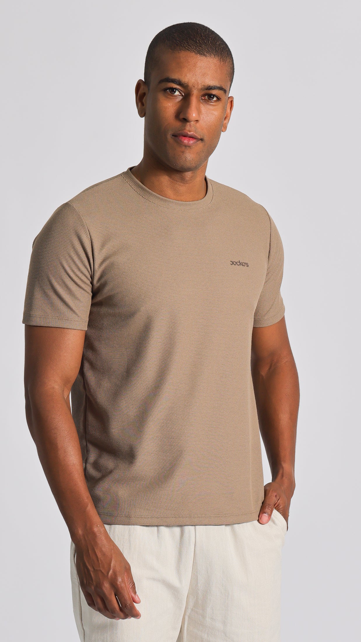 Camiseta Tricô Diamond - Marrom